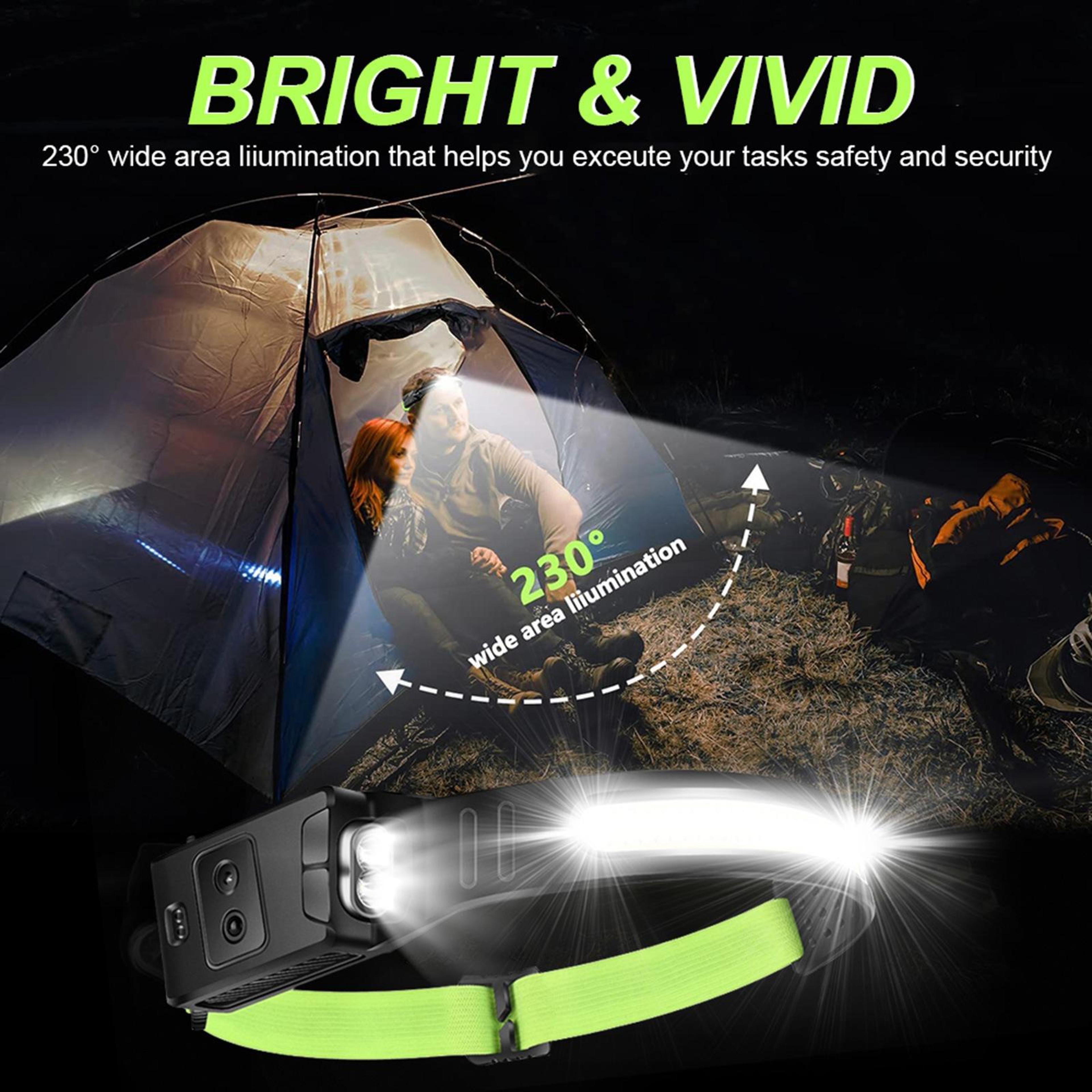 ProActive Ultra Bright Running  Cycling Head Torch Waterproof LED Sensor Headlight 1