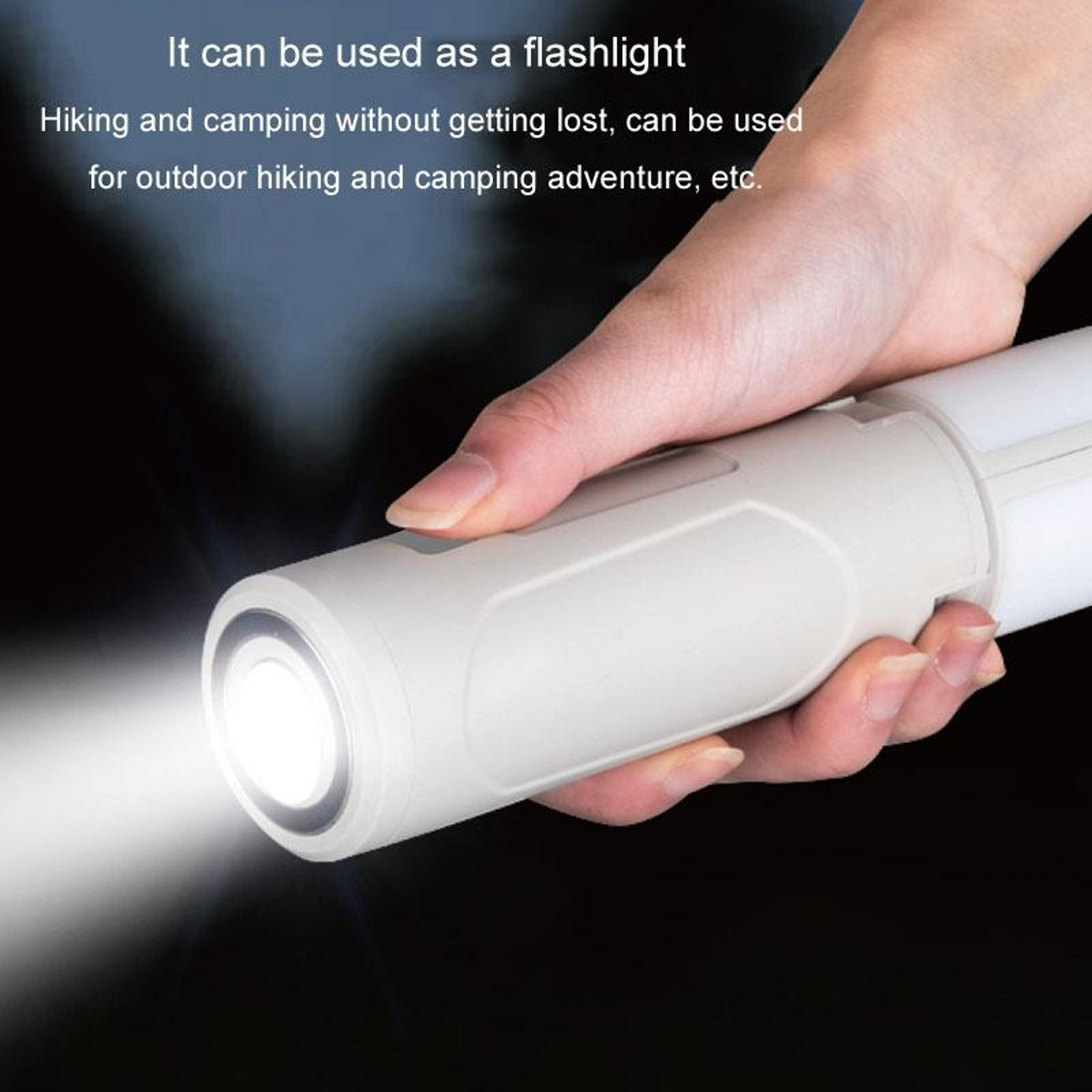 3500mAh Foldable Handheld Camping Light With Triple Leaf Hook Flashlight 7