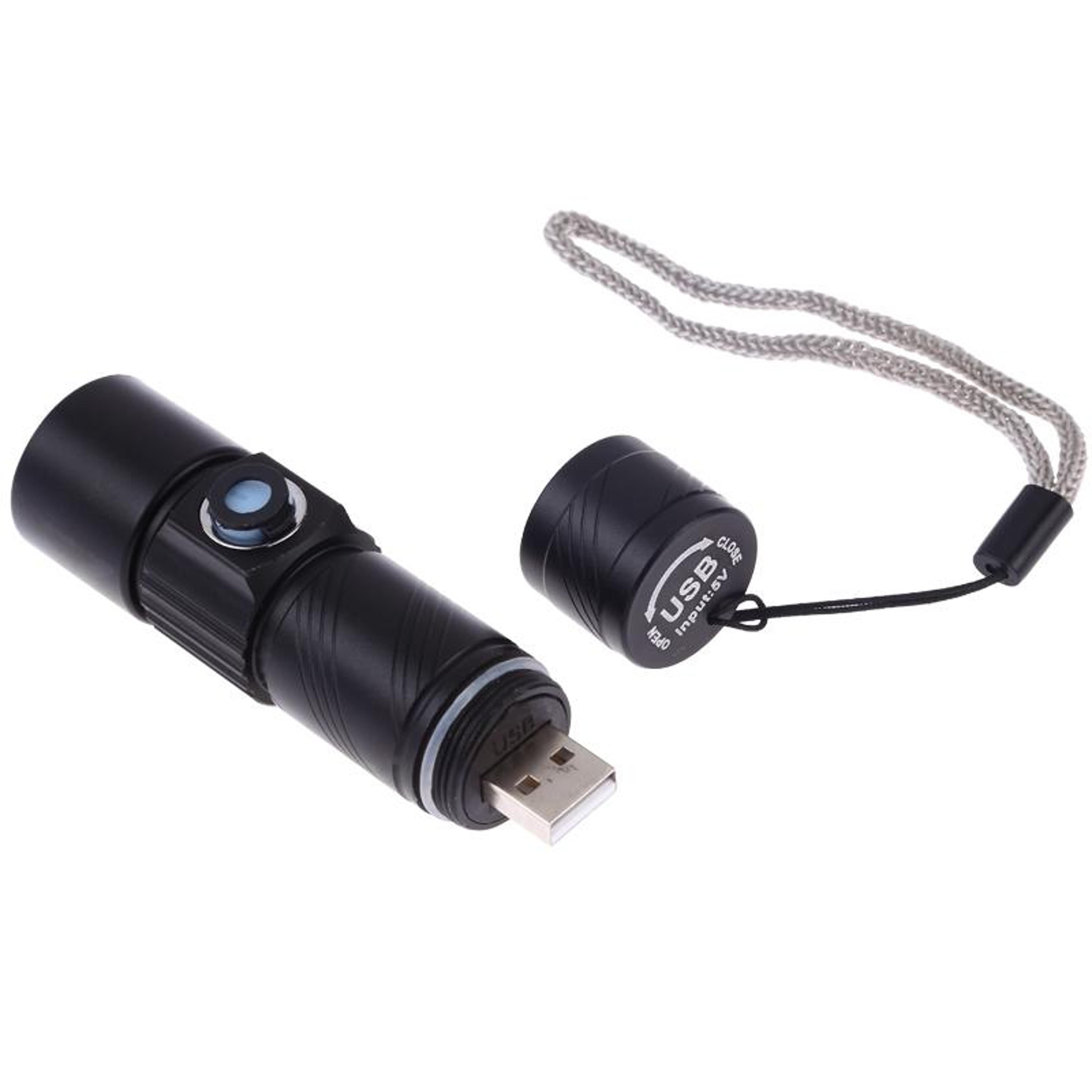 Ultra Compact Rechargeable LED Torch Flashlight With Waterproof Design 1