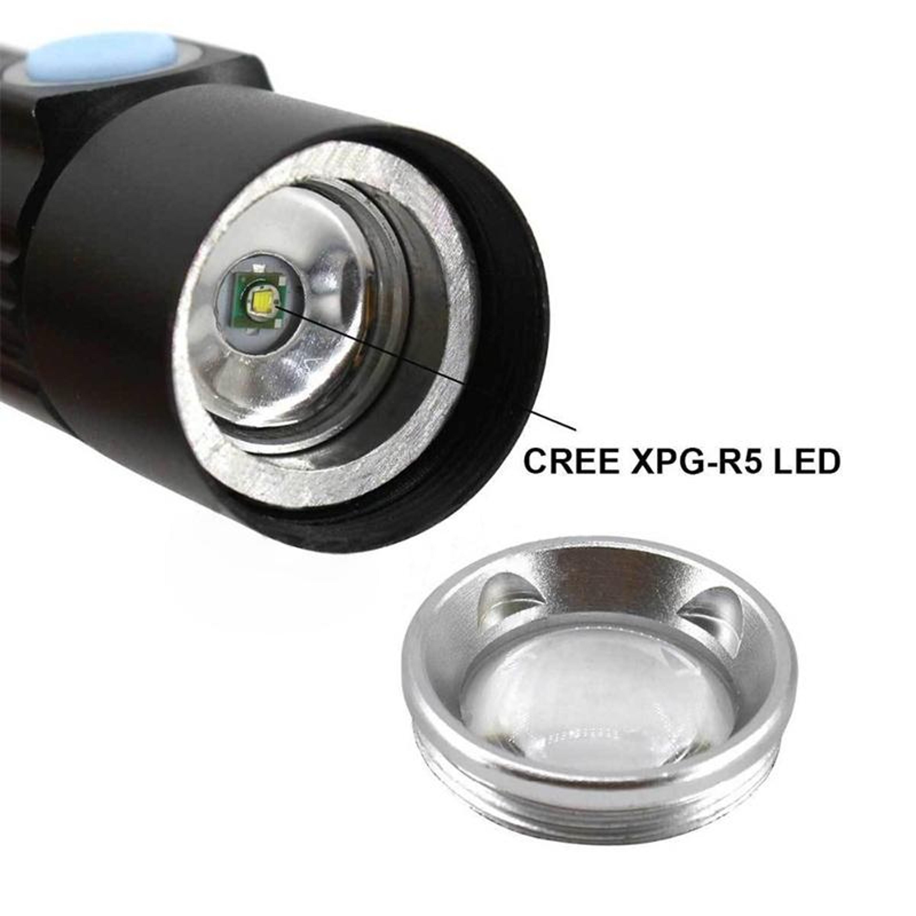 Ultra Compact Rechargeable LED Torch Flashlight With Waterproof Design 3