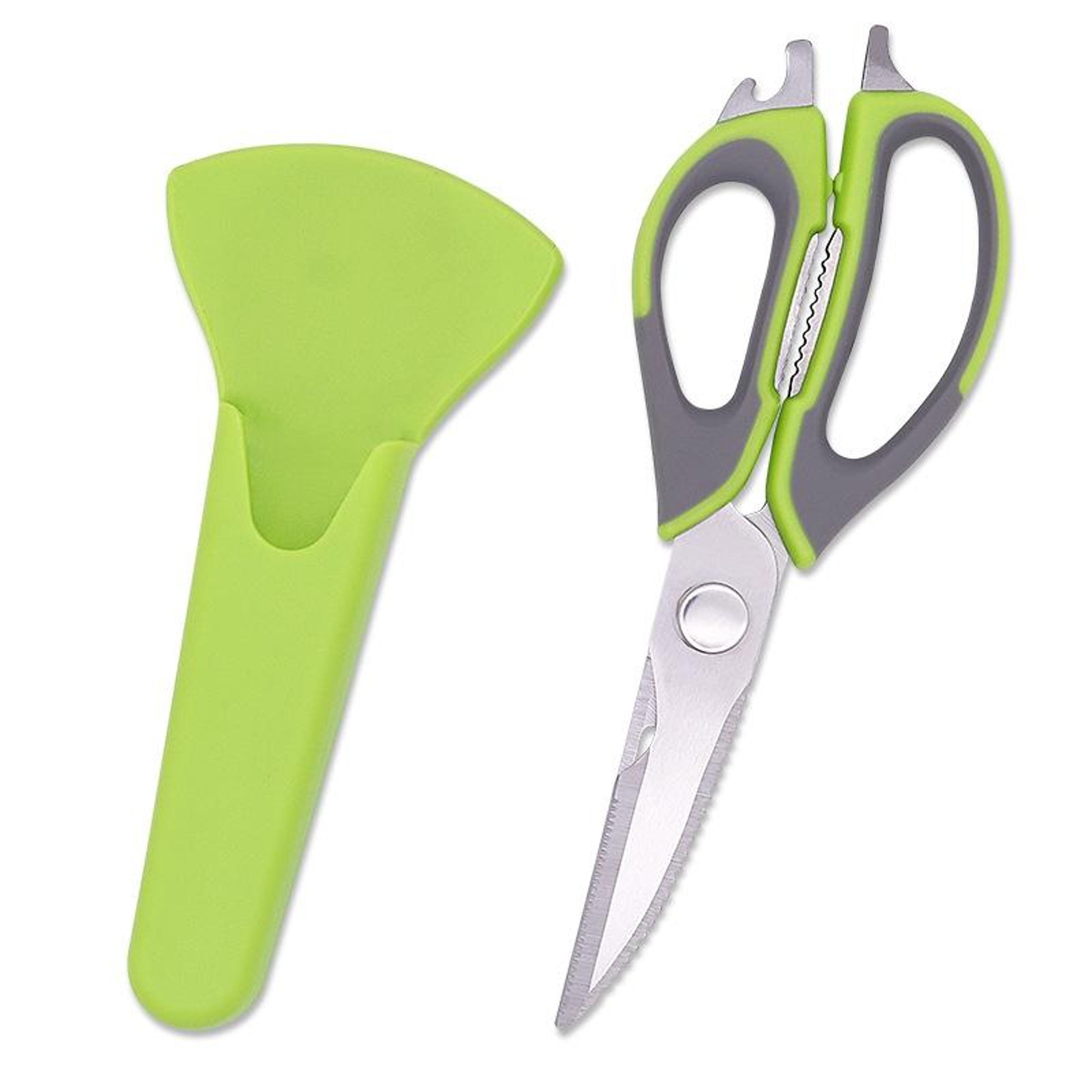 Heavy Duty Multifunction Kitchen Scissors Detachable Kitchen Shears With Magnetic Sleeve 7