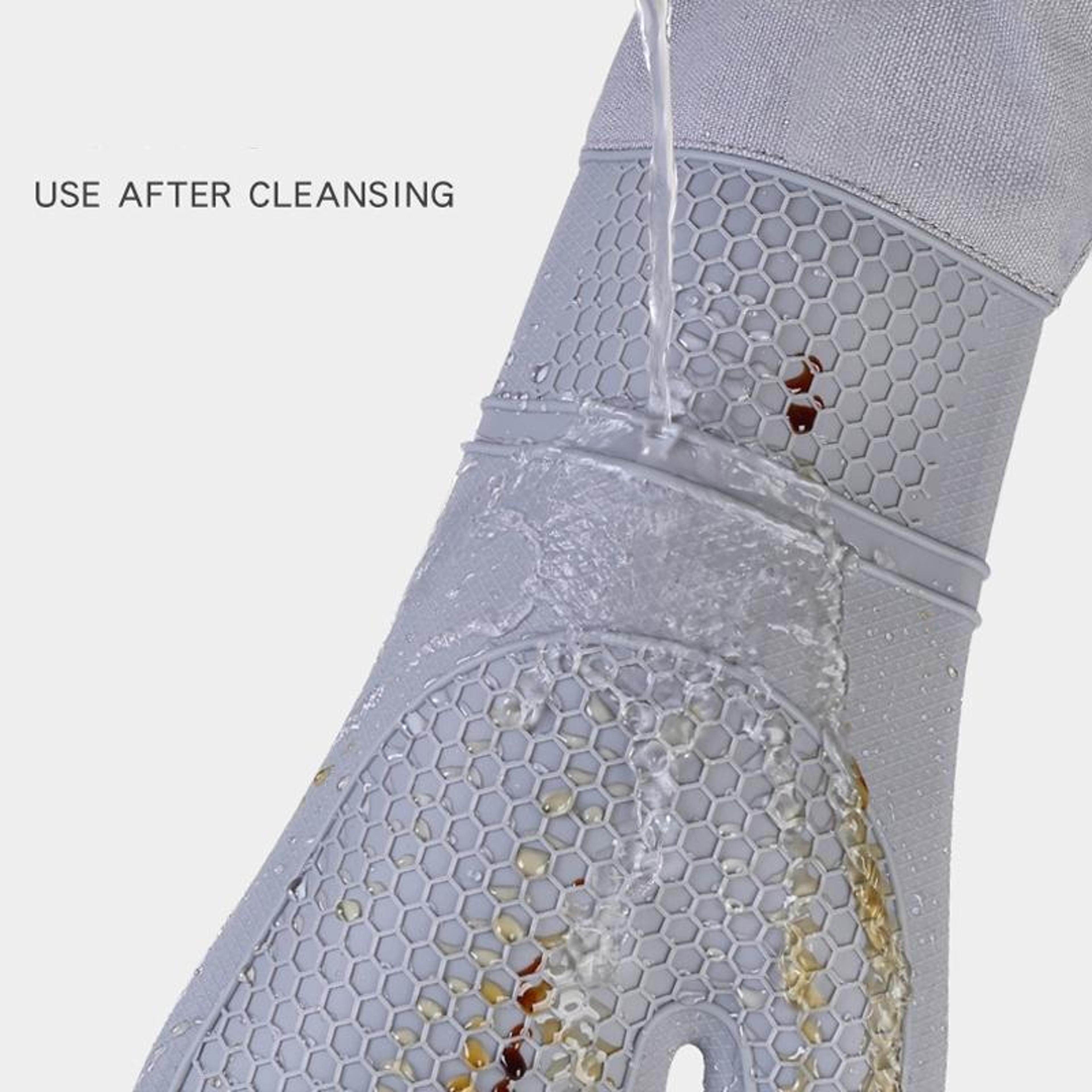 Premium Long Heat Resistant Silicone Oven Gloves With Insulated Grip 4