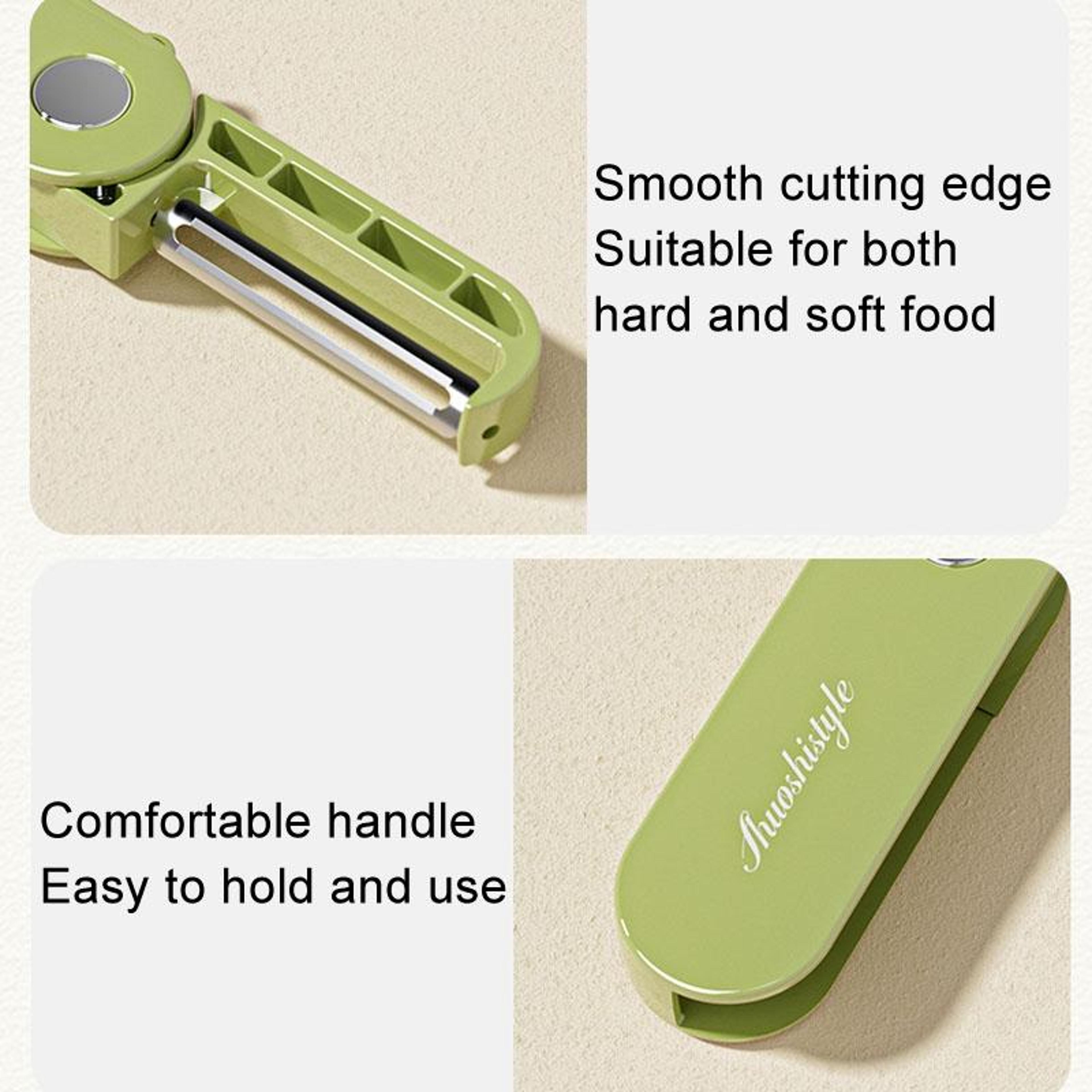 Portable Stainless Steel Folding Fruit Peeler  Knife With Swivel Blade 6
