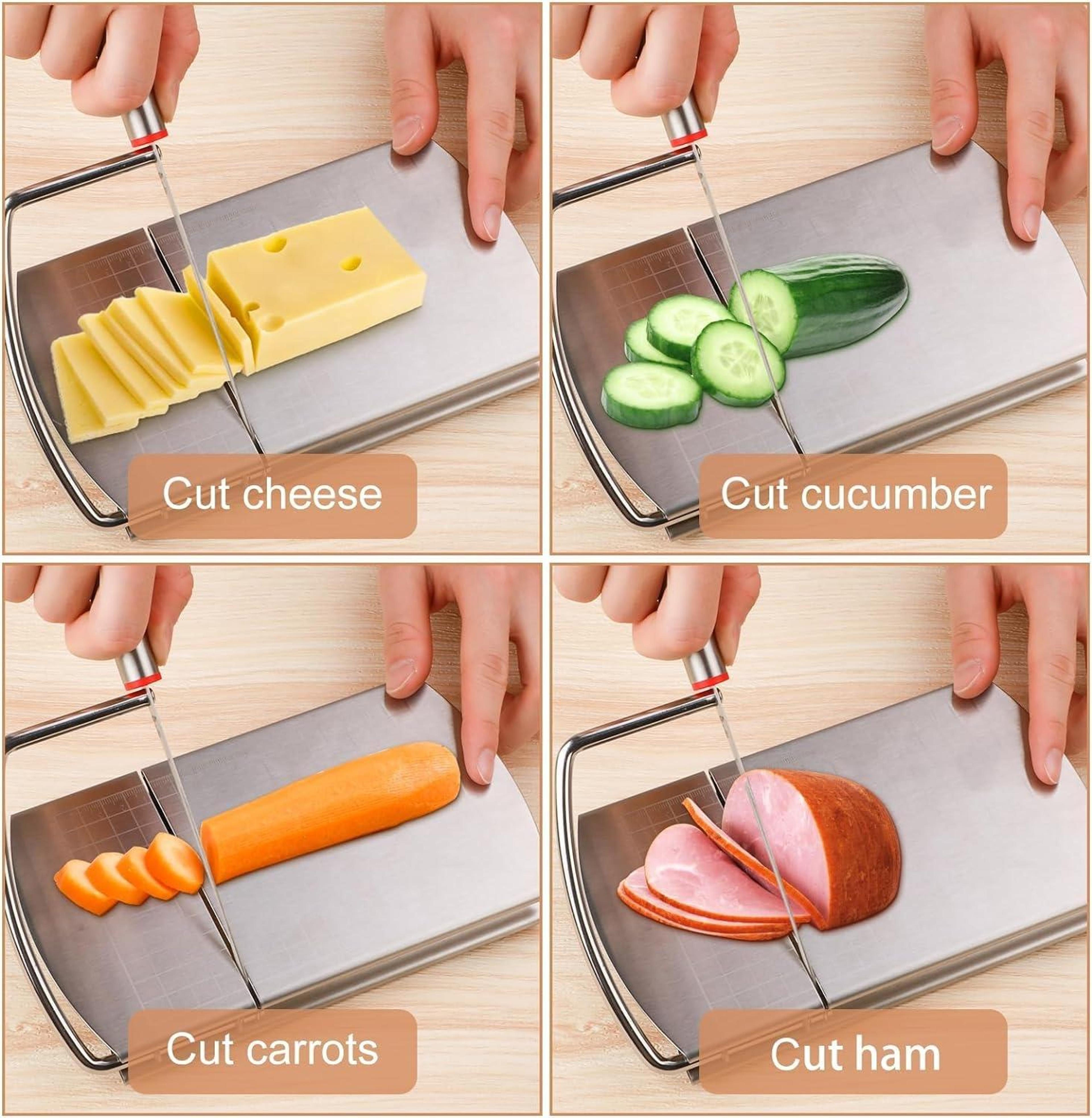 Stainless Steel Cheese Slicer Kitchen Cutter With Scale  Bread Divider 5