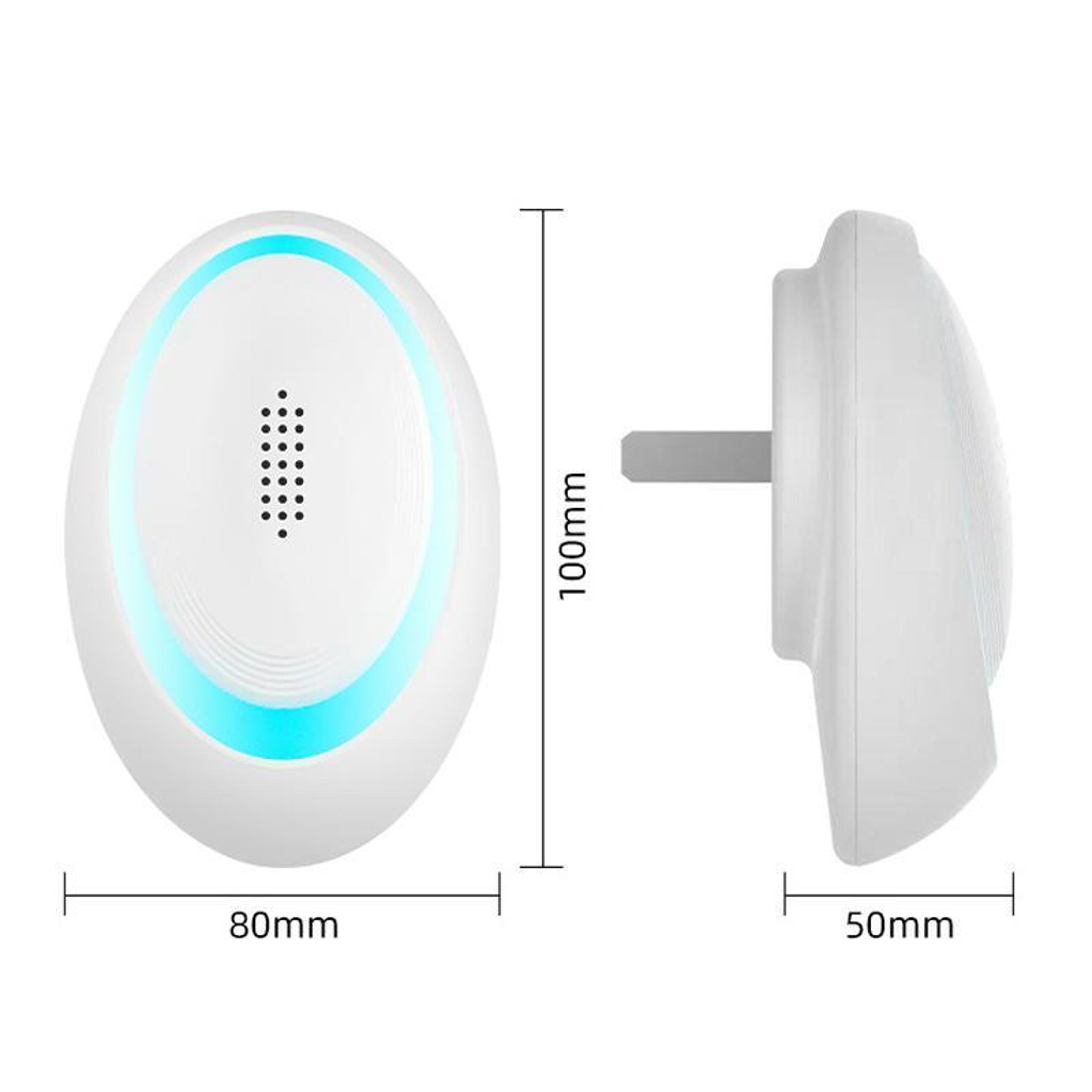 360 Ultrasonic Pest Repeller With Night Light For Mosquitoes Mice  Insects 3