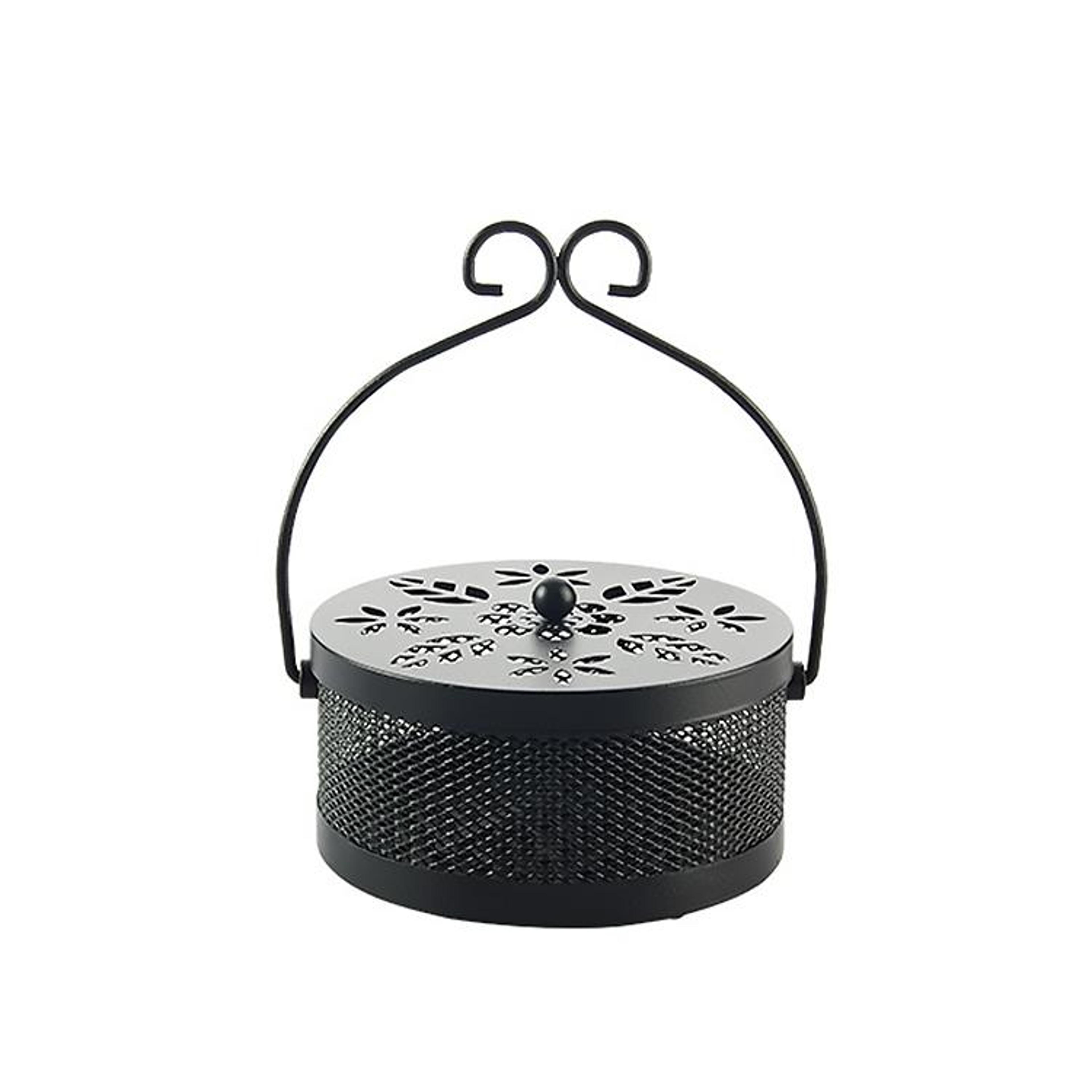 Portable Fireproof Mosquito Coil Holder With Lid For Outdoor Camping  Patio Use 7