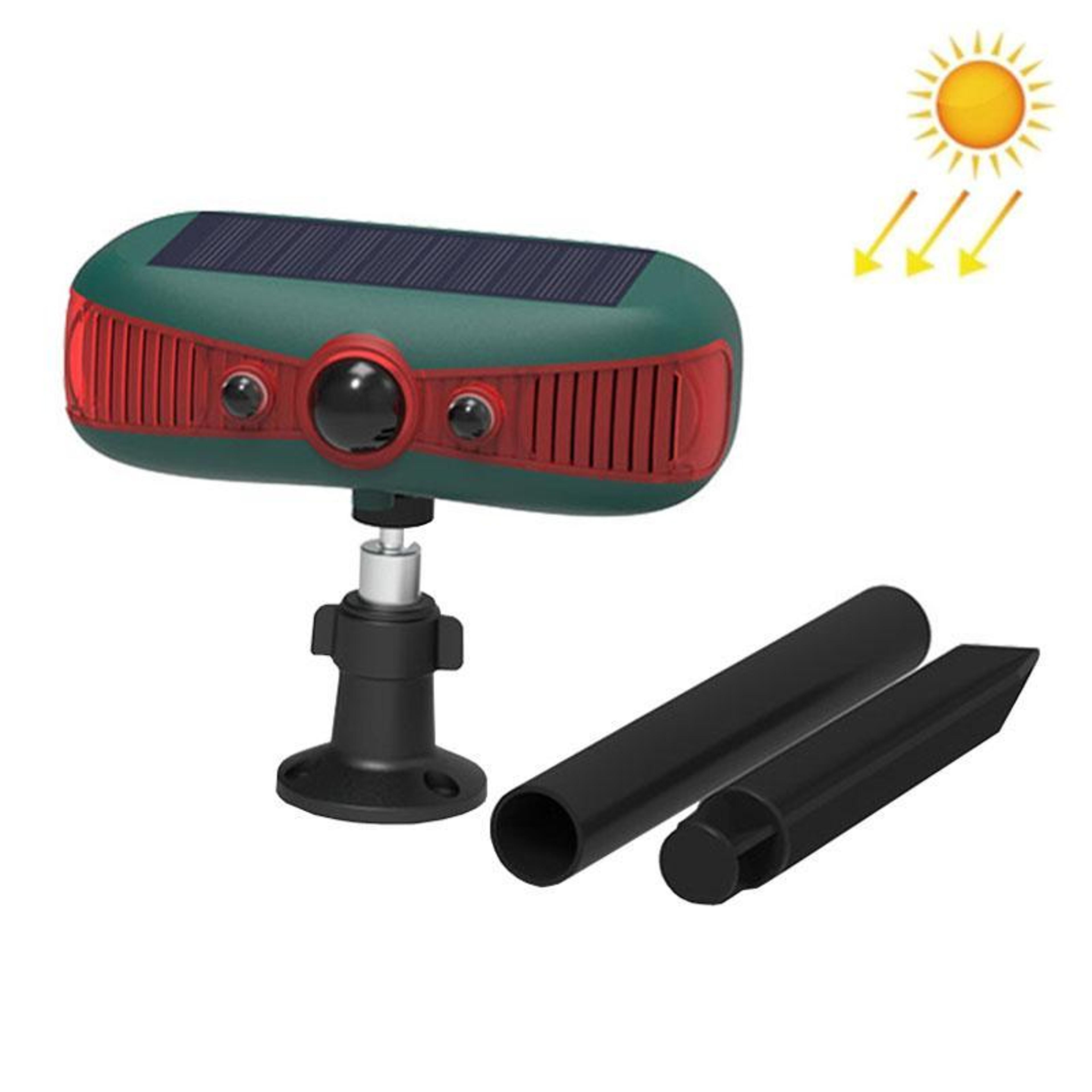Solar Outdoor Motion Sensor Animal Repeller With Infrared Alarm  Sound Light 6