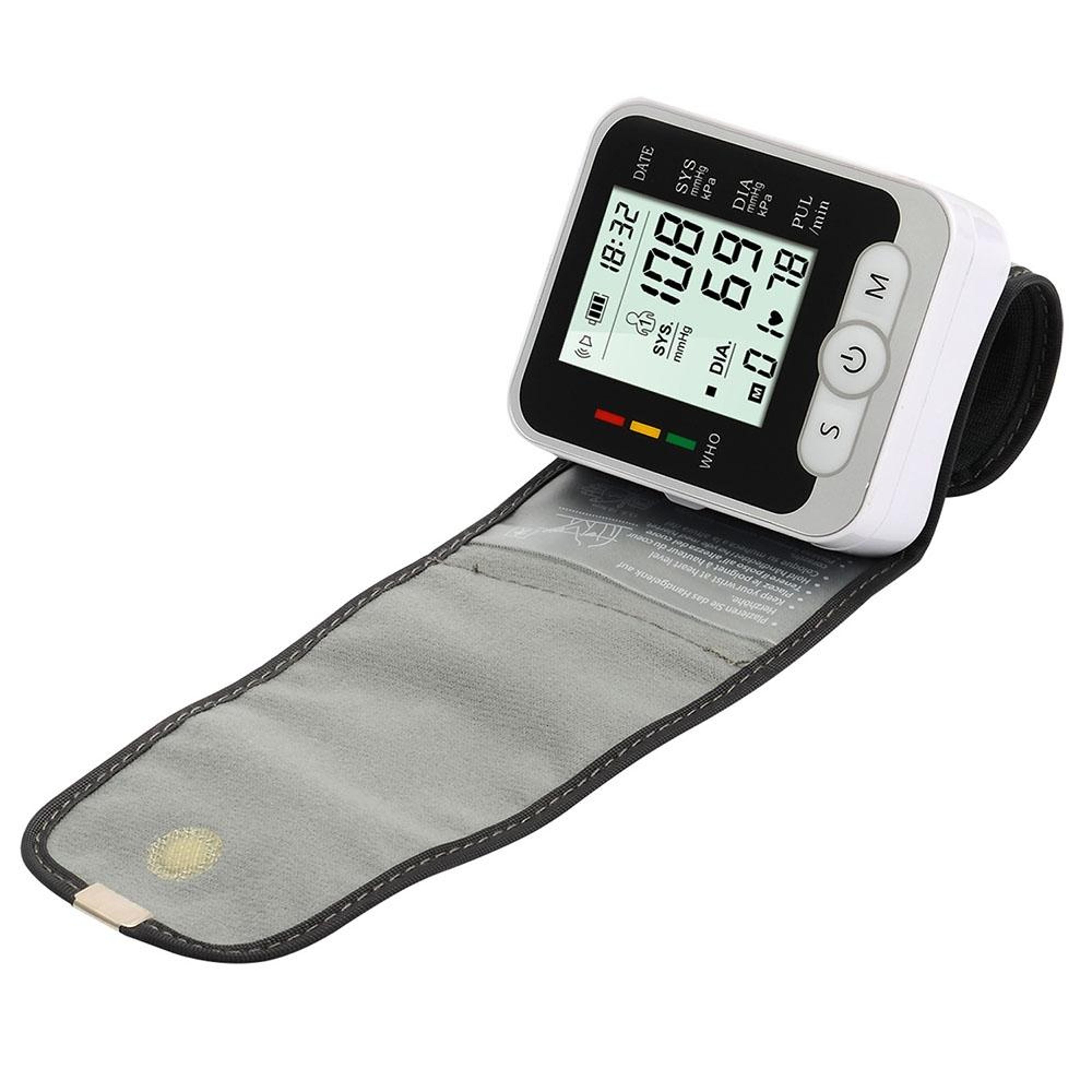 RAK189 Digital Wrist Blood Pressure Monitor With Memory Tracking  WHO Health Indicator 4