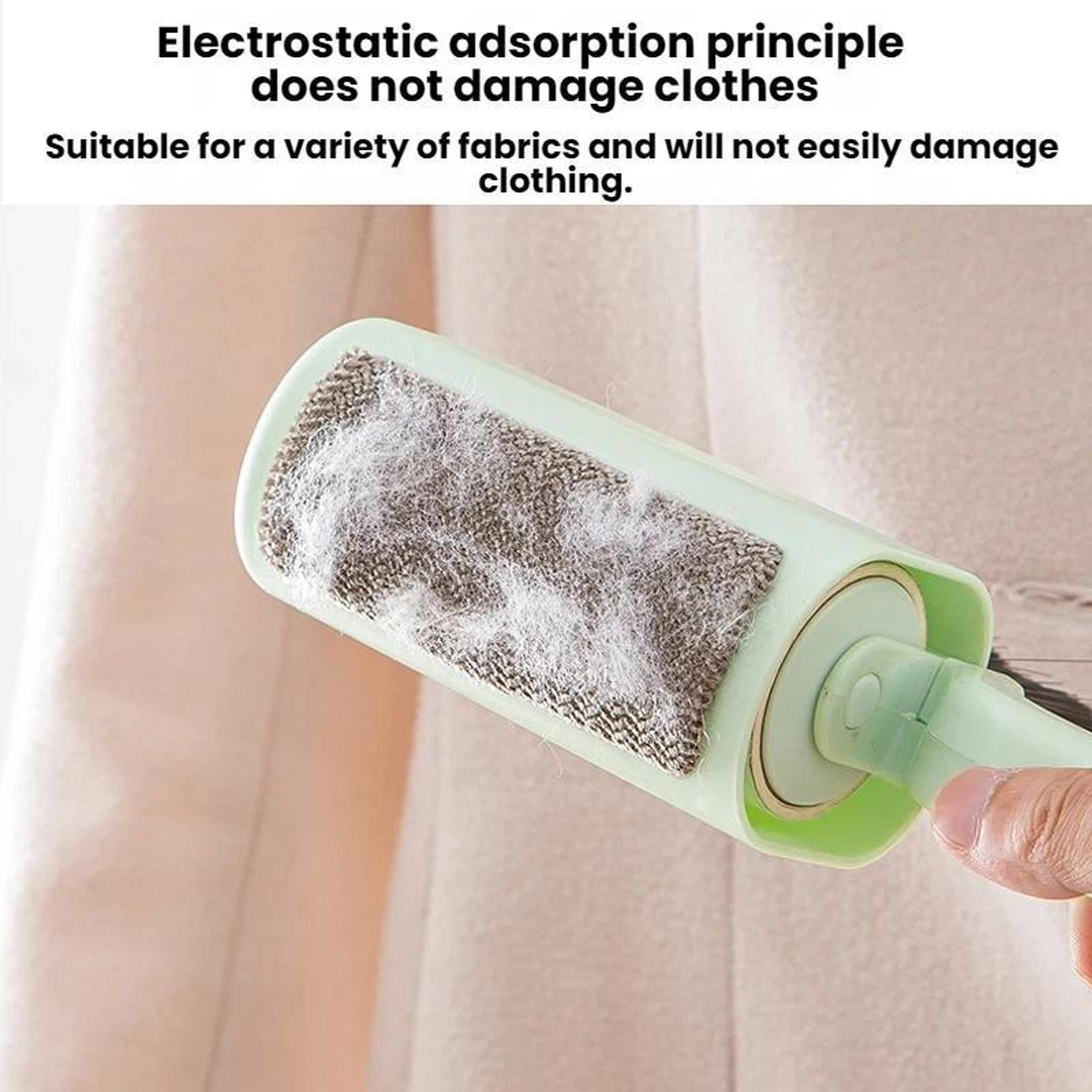 3 In 1 Reusable Lint Roller  Pet Hair Remover Brush For Clothes Bedding  Furniture 5