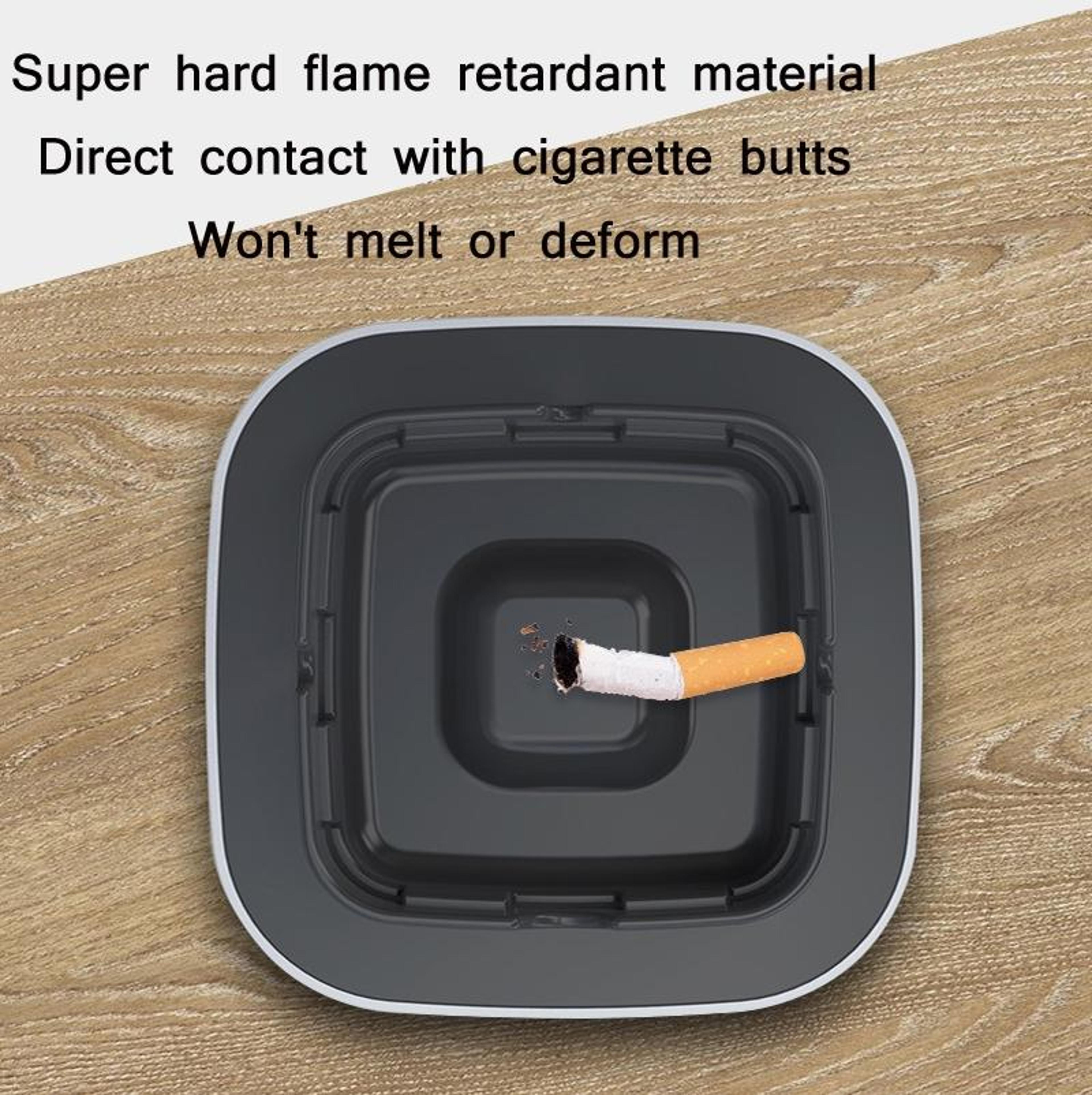 Smokeless Air Purifier Ashtray With Negative Ion Filter For Home  Office 7