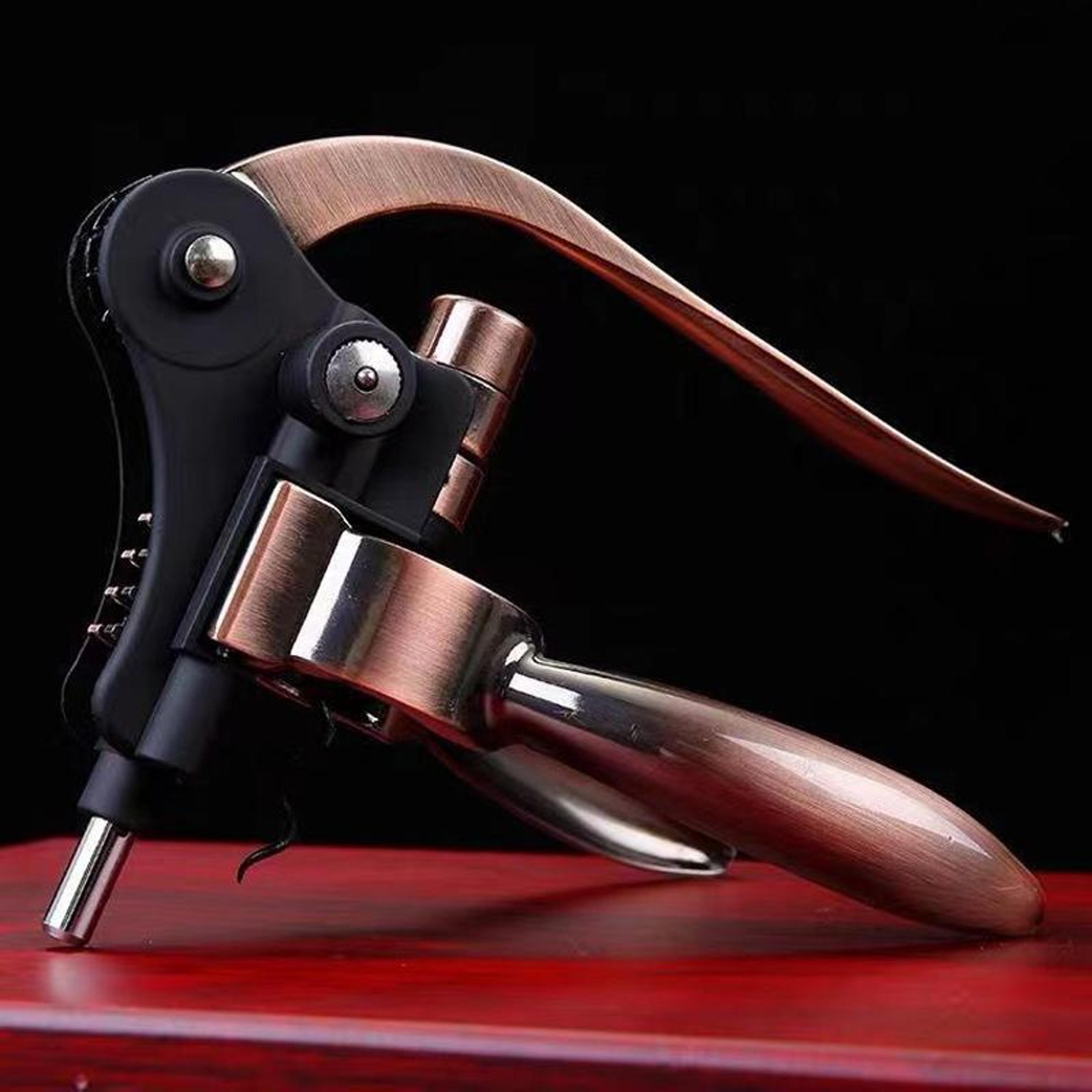 Premium Wine Opener Zinc Alloy Wing Corkscrew Manual Bottle Opener 3