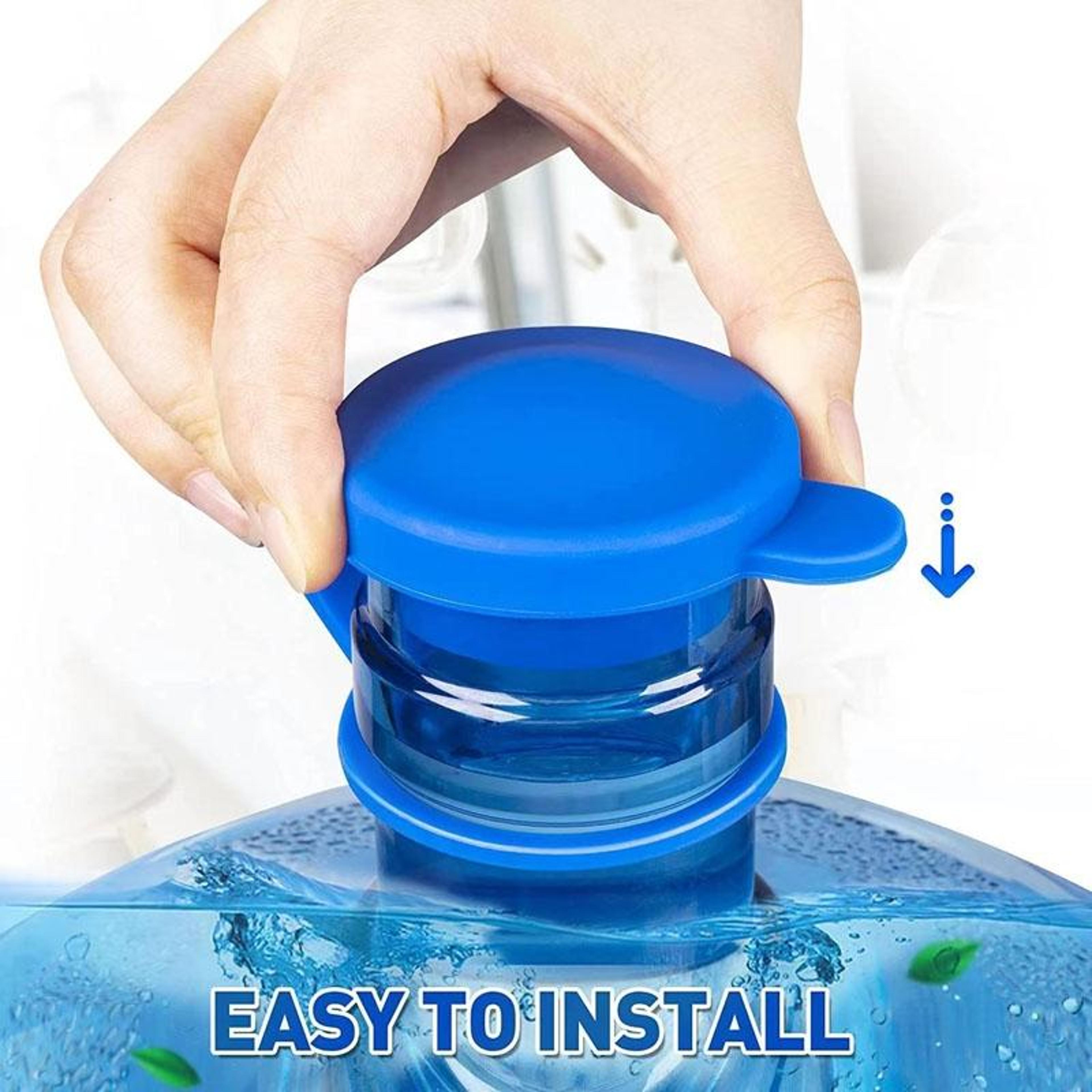 5 Pack Leakproof Silicone Water Jug Caps For Water Dispensers  Bottled Water 3