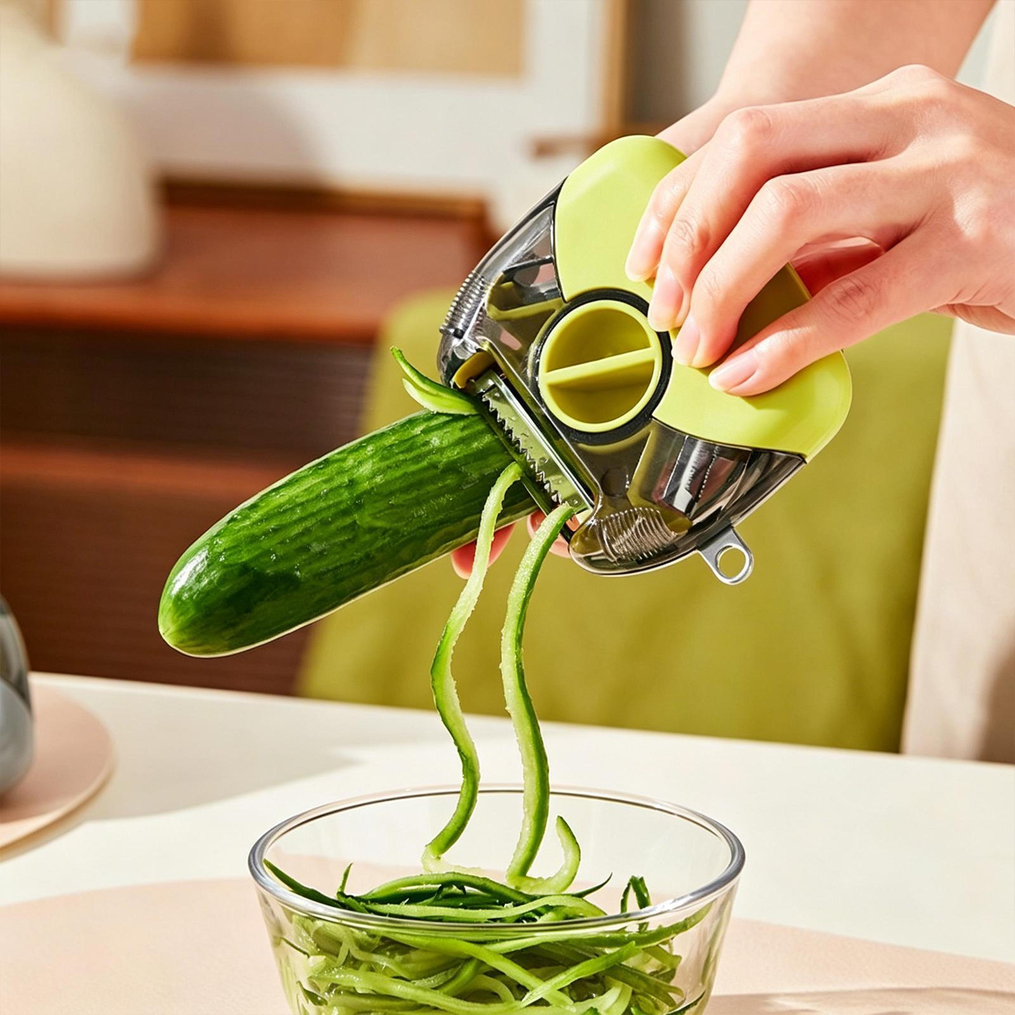 3 In 1 Rotary Peeler  Grater Multifunctional Vegetable And Fruit Prep Tool 4