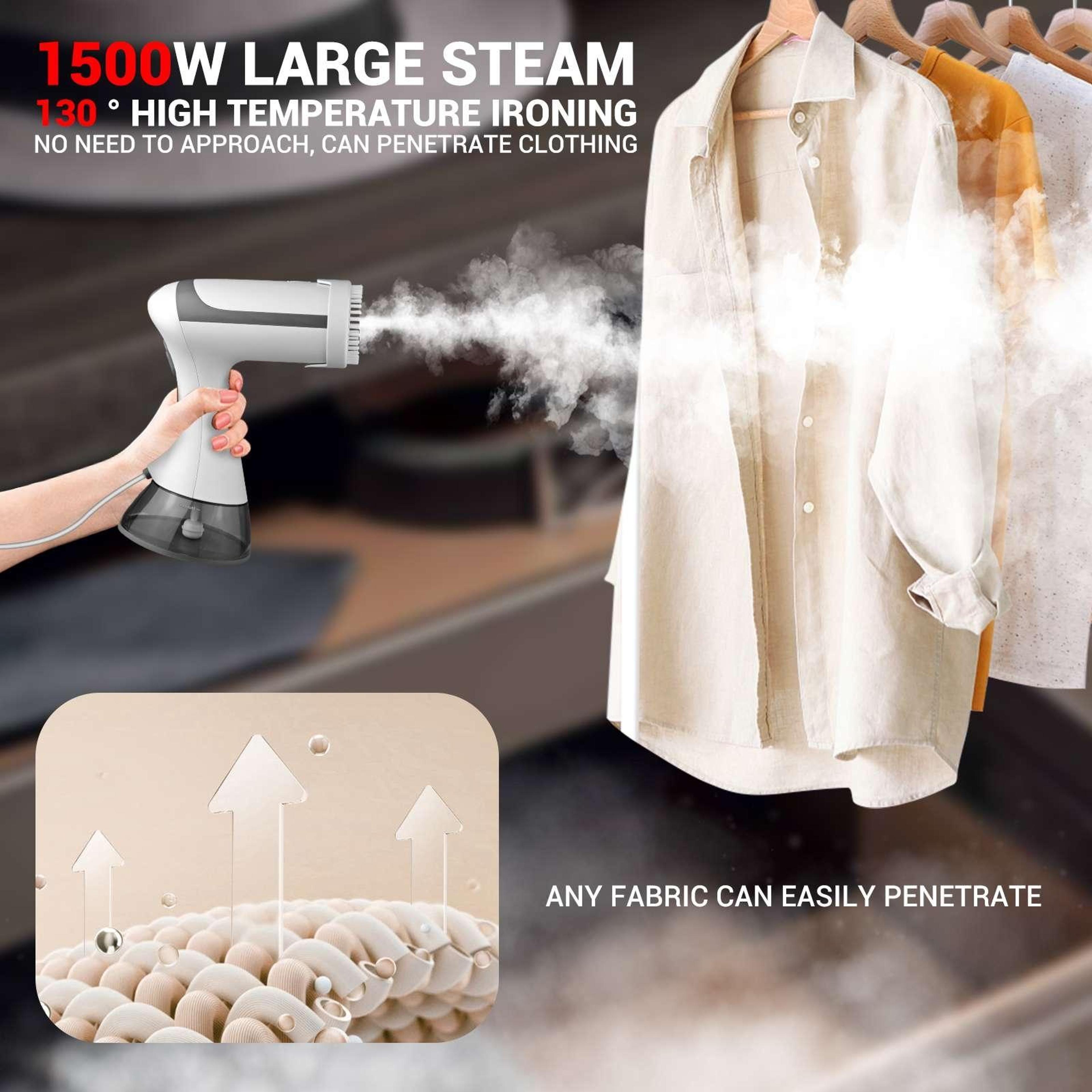 SteamEase Pro Portable Garment Steamer  Handheld Steam Iron For Fast Wrinkle Removal 2