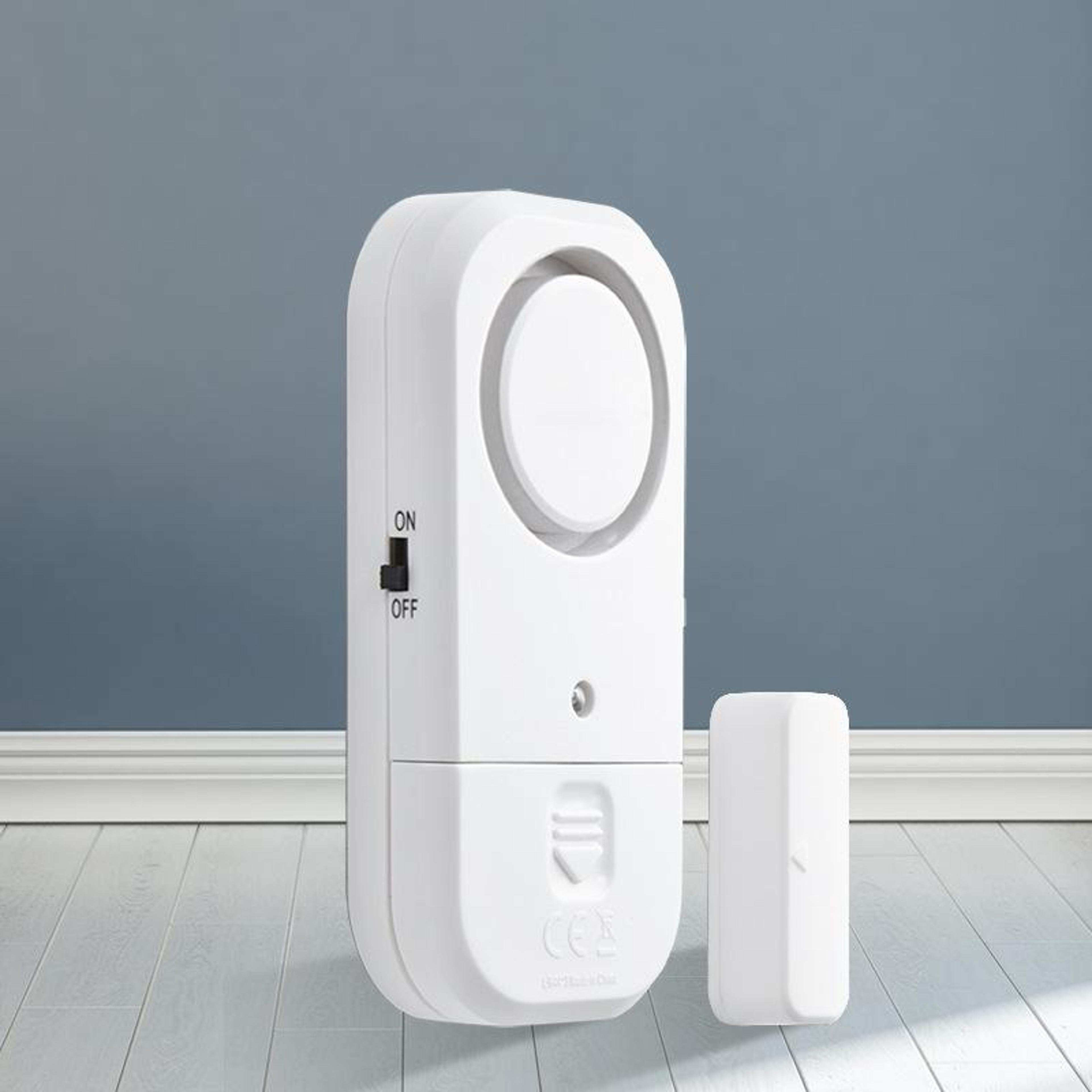 secureguard 125db door & window alarm with magnetic sensor wireless anti theft protection