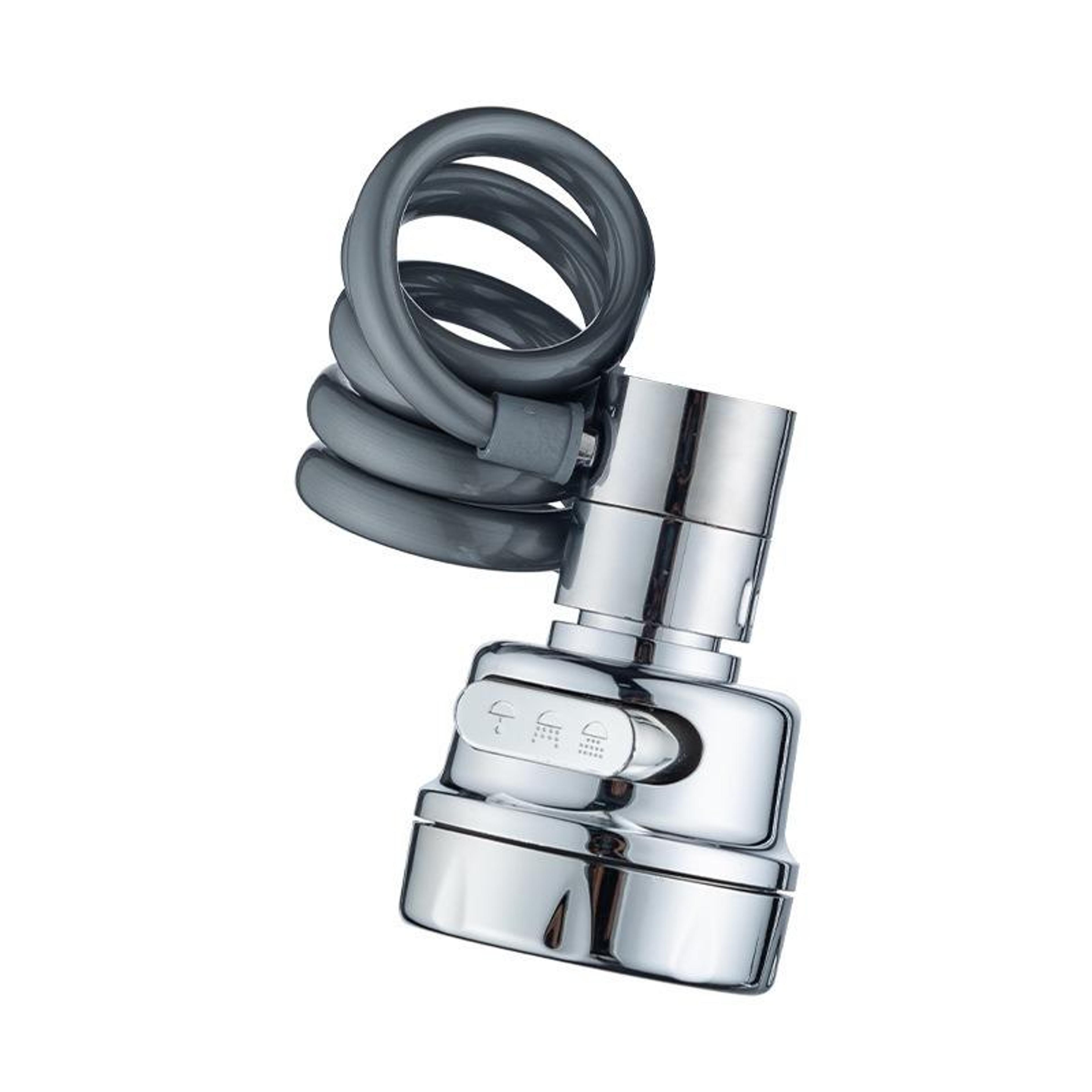 AquaFlex Pull Out Kitchen Faucet With 3 Mode Sprayer  360 Swivel Anti Splash Design 1