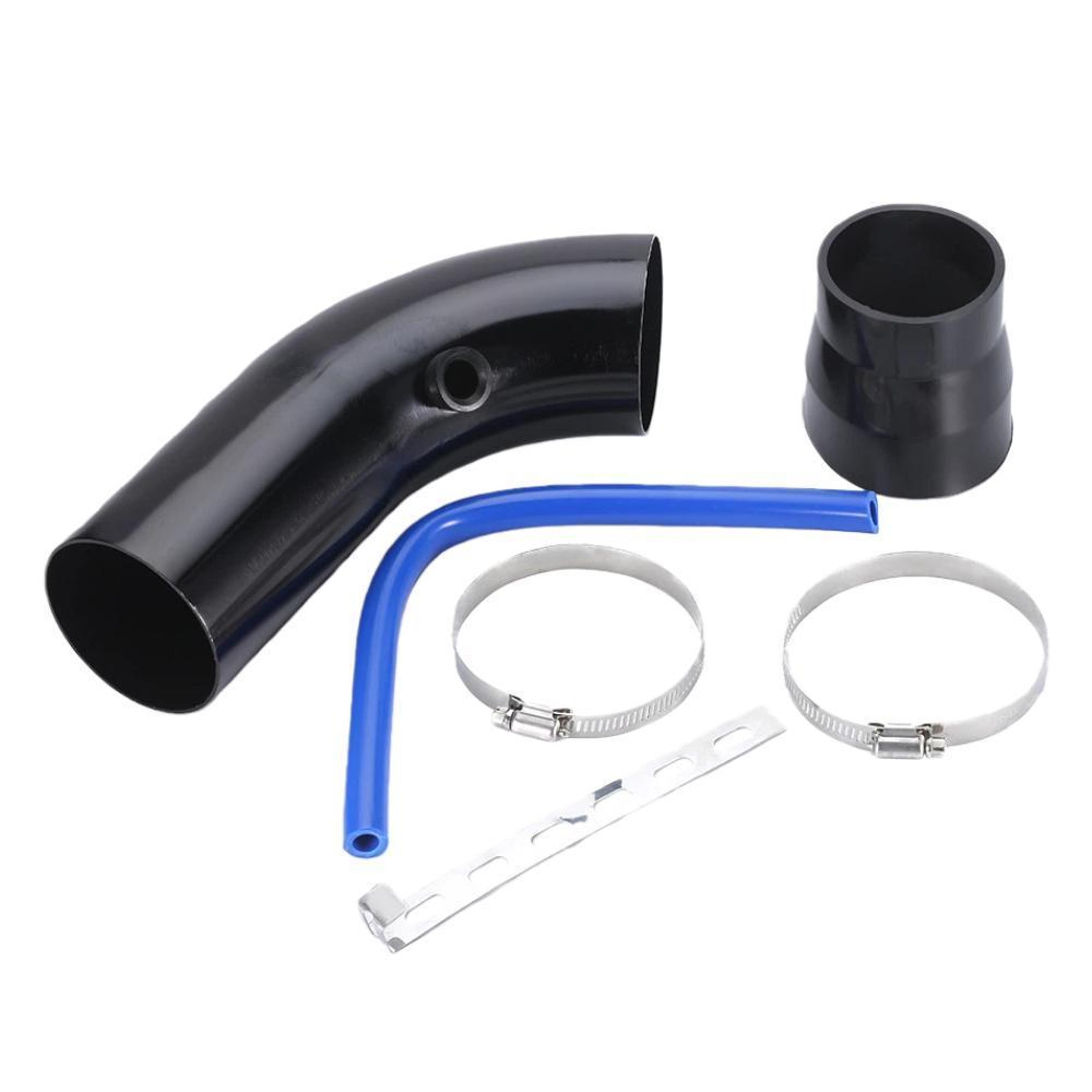 76mm Aluminum Alloy Cold Air Intake Pipe Universal Performance Upgrade Kit 4