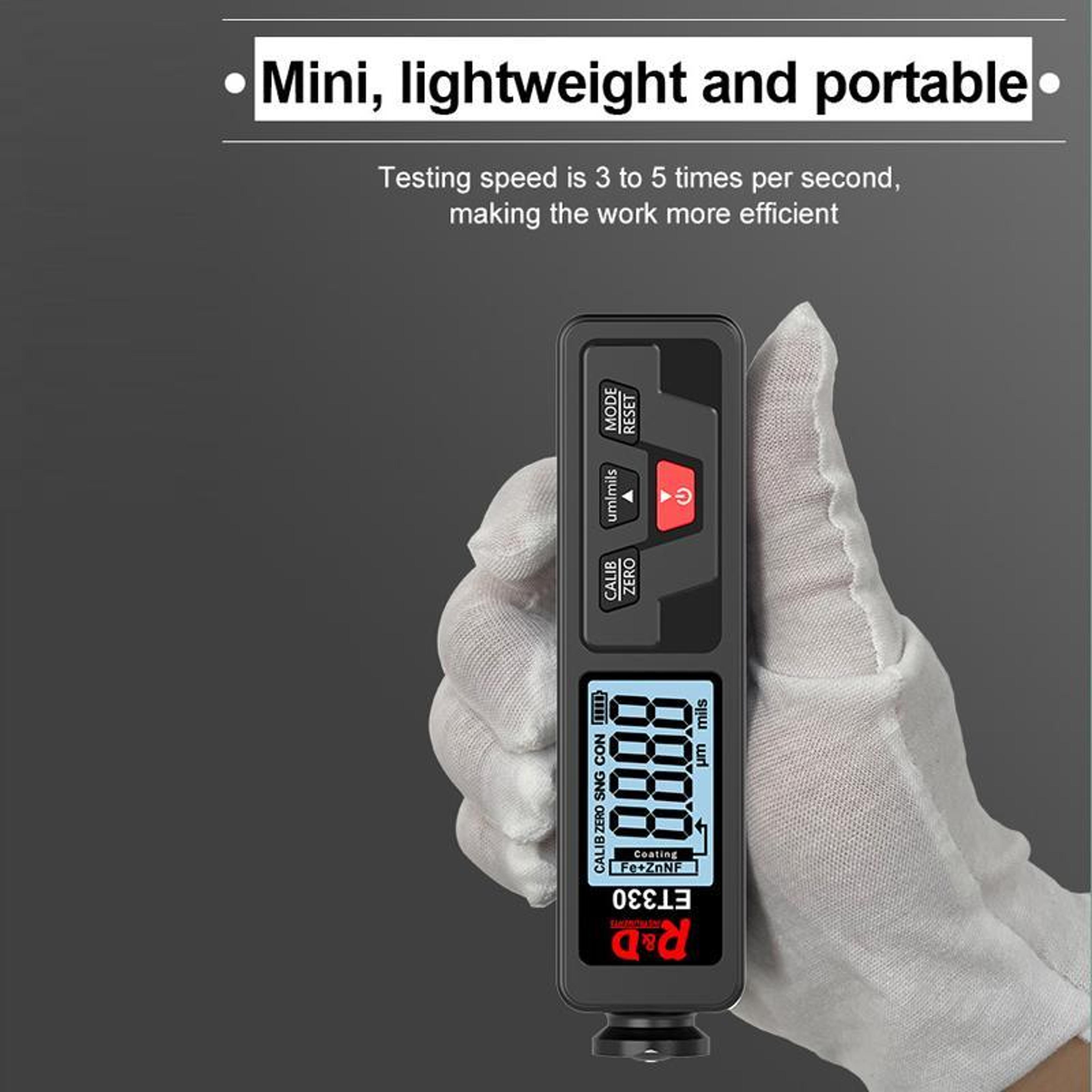 Mingzheng ET330 Digital Coating Thickness Gauge Paint Thickness Meter For Iron Aluminum  Zinc 7