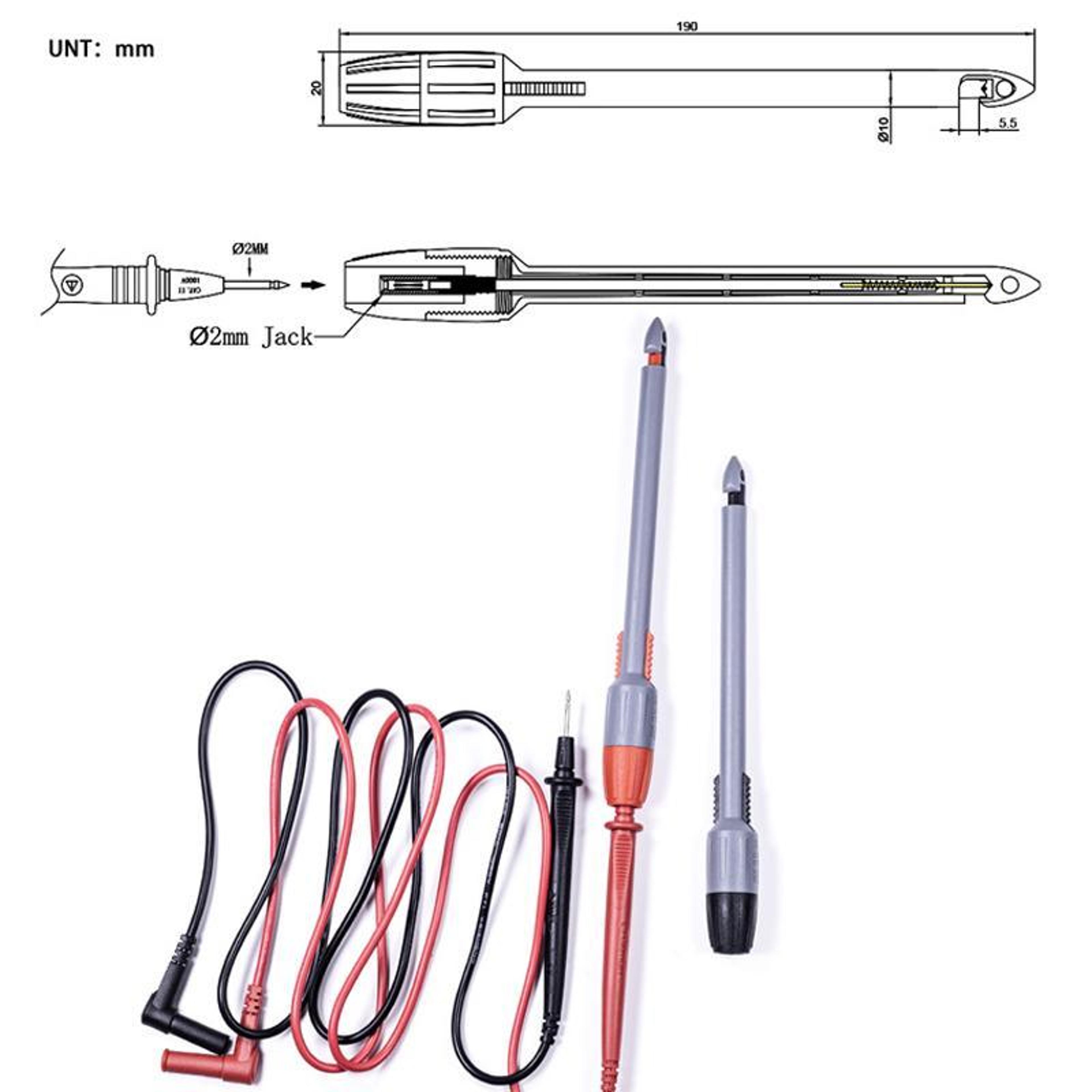 Non Destructive Multimeter Piercing Probes For Automotive  Electrical Testing 3