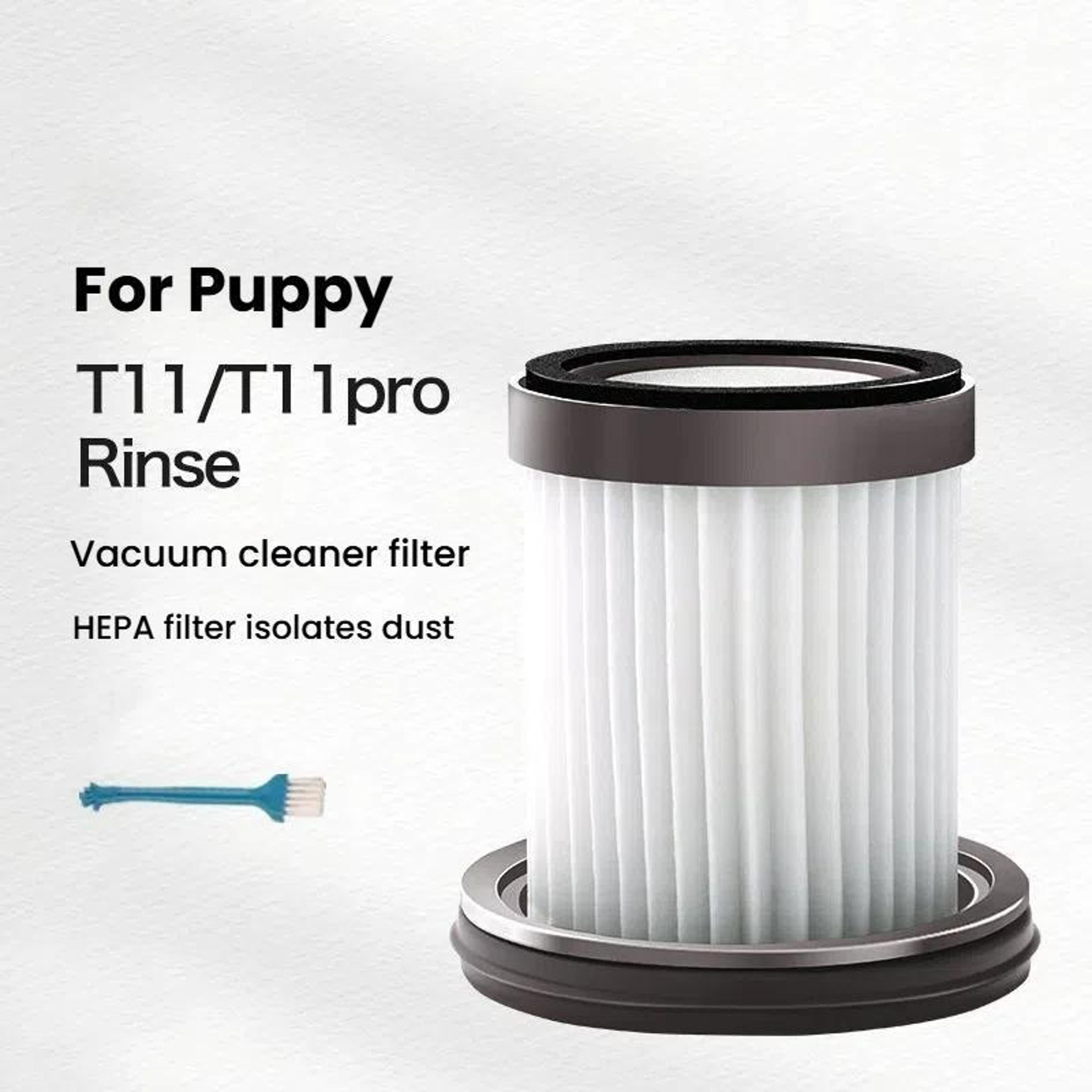 Puppy T11 T11 Pro Rinse HEPA Vacuum Filter Washable Dust Filter Replacement 5