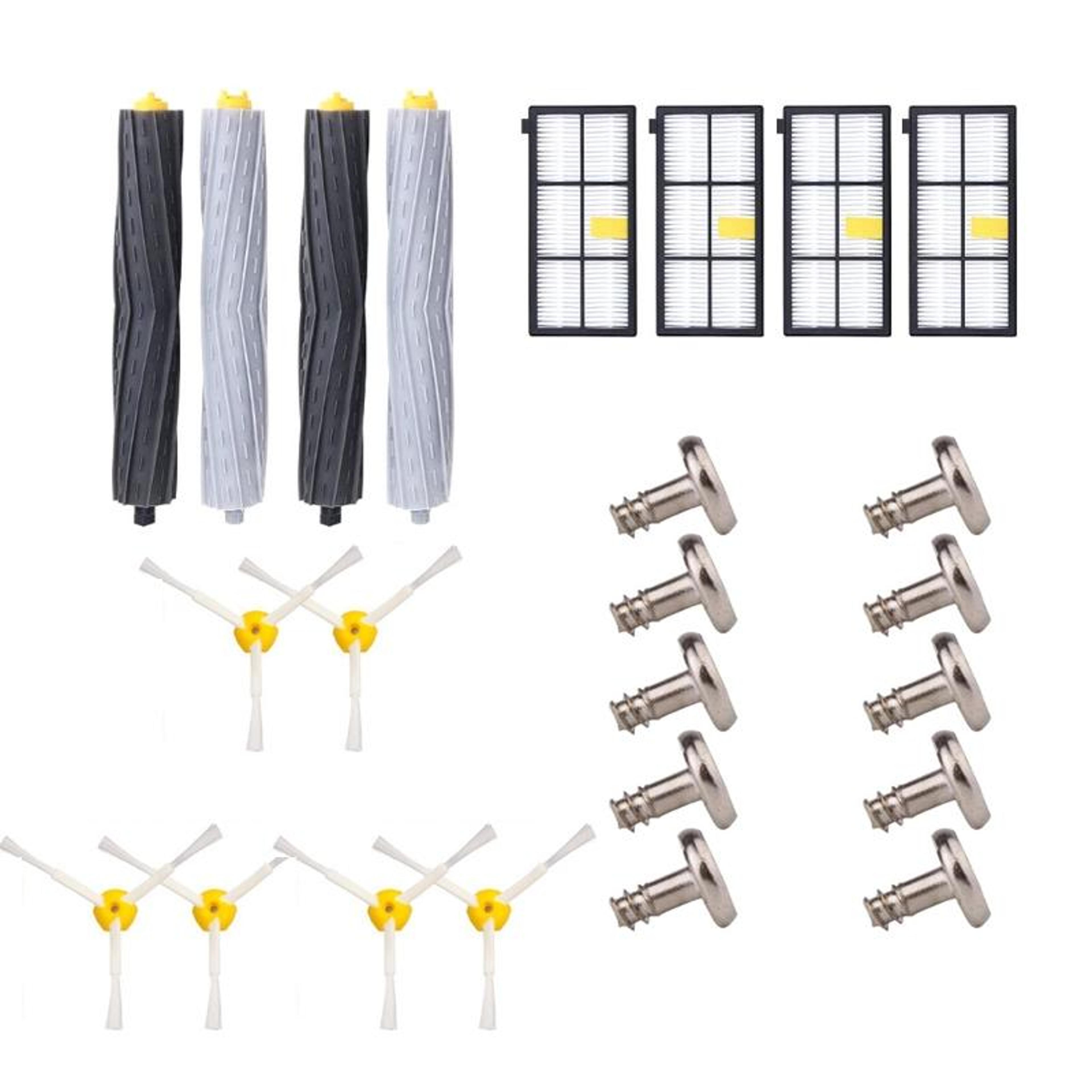 22 piece roomba 800 series replacement kit with brushes filters and side brushes for irobot roomba 89 series