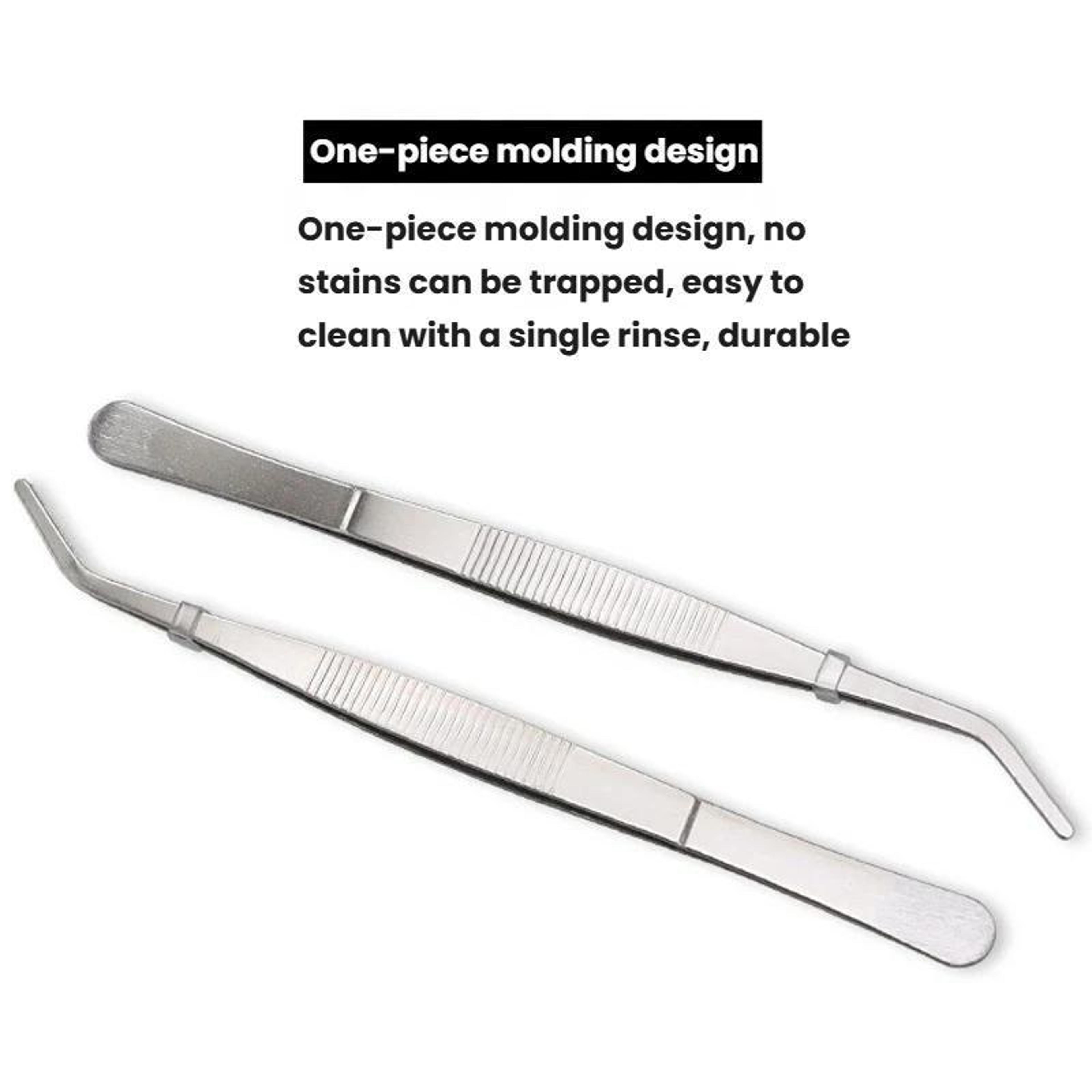 LsCook Stainless Steel Tea Tongs Extra Long Tea Cup Tongs For Safe Tea Serving 4