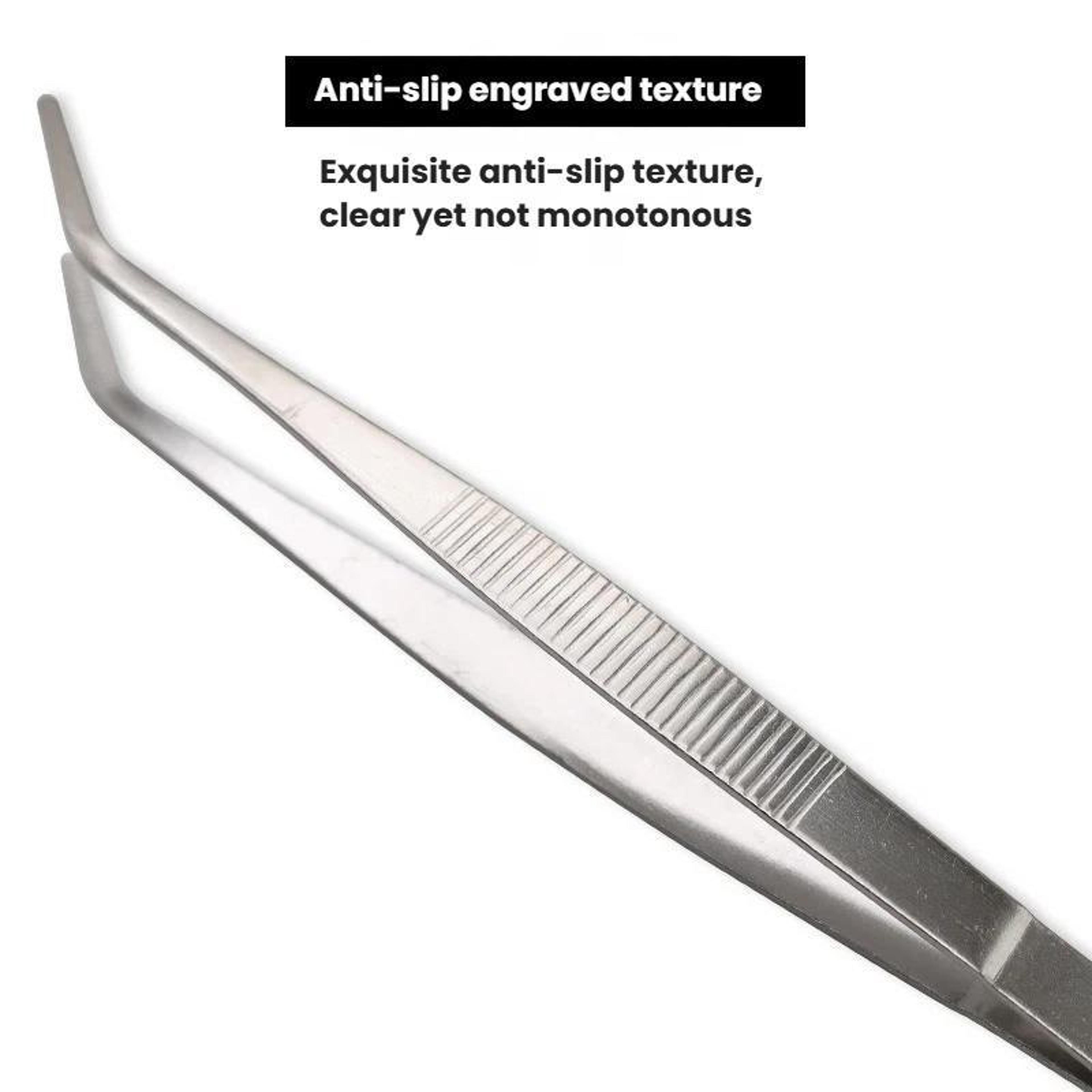 LsCook Stainless Steel Tea Tongs Extra Long Tea Cup Tongs For Safe Tea Serving 3