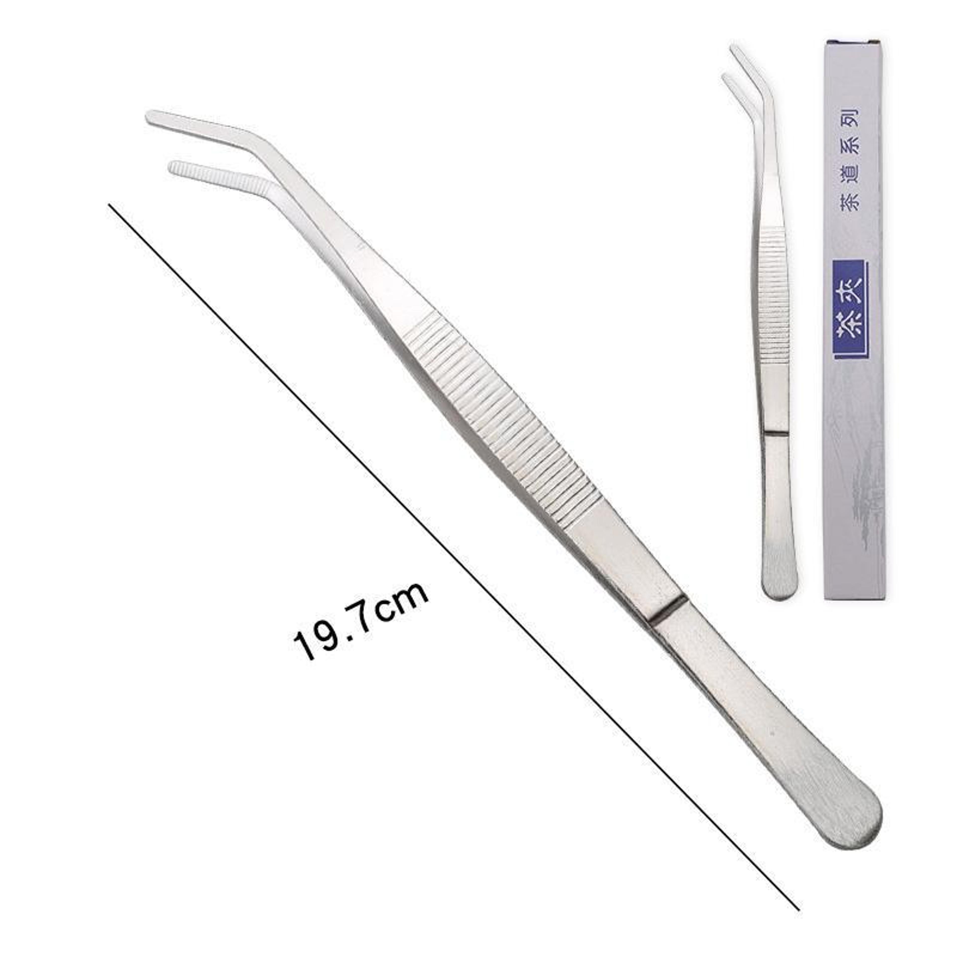 LsCook Stainless Steel Tea Tongs Extra Long Tea Cup Tongs For Safe Tea Serving 5