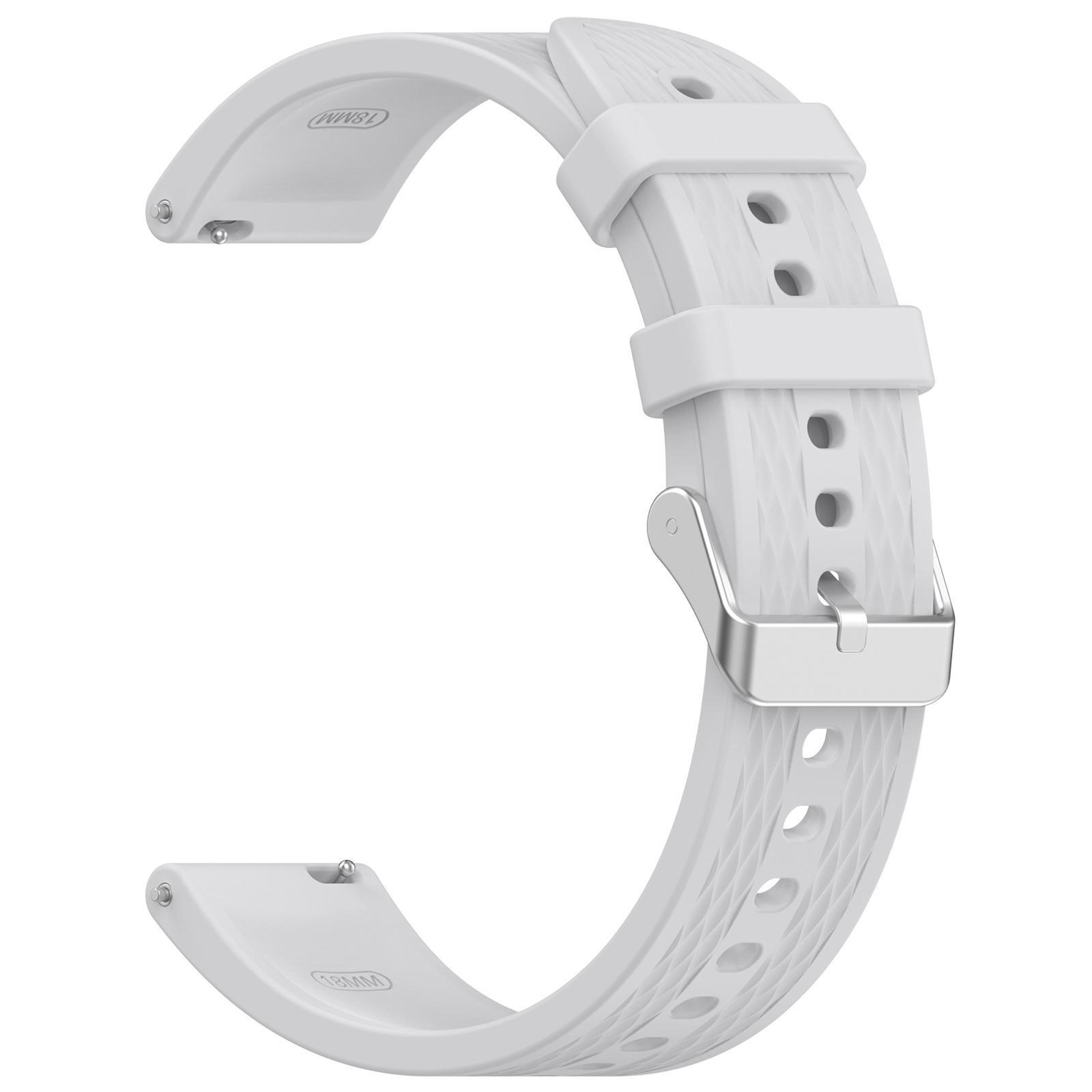 Rhombic Texture Silicone Watch Band For OnePlus Watch 3 43mm Band With Quick Release Buckle 2