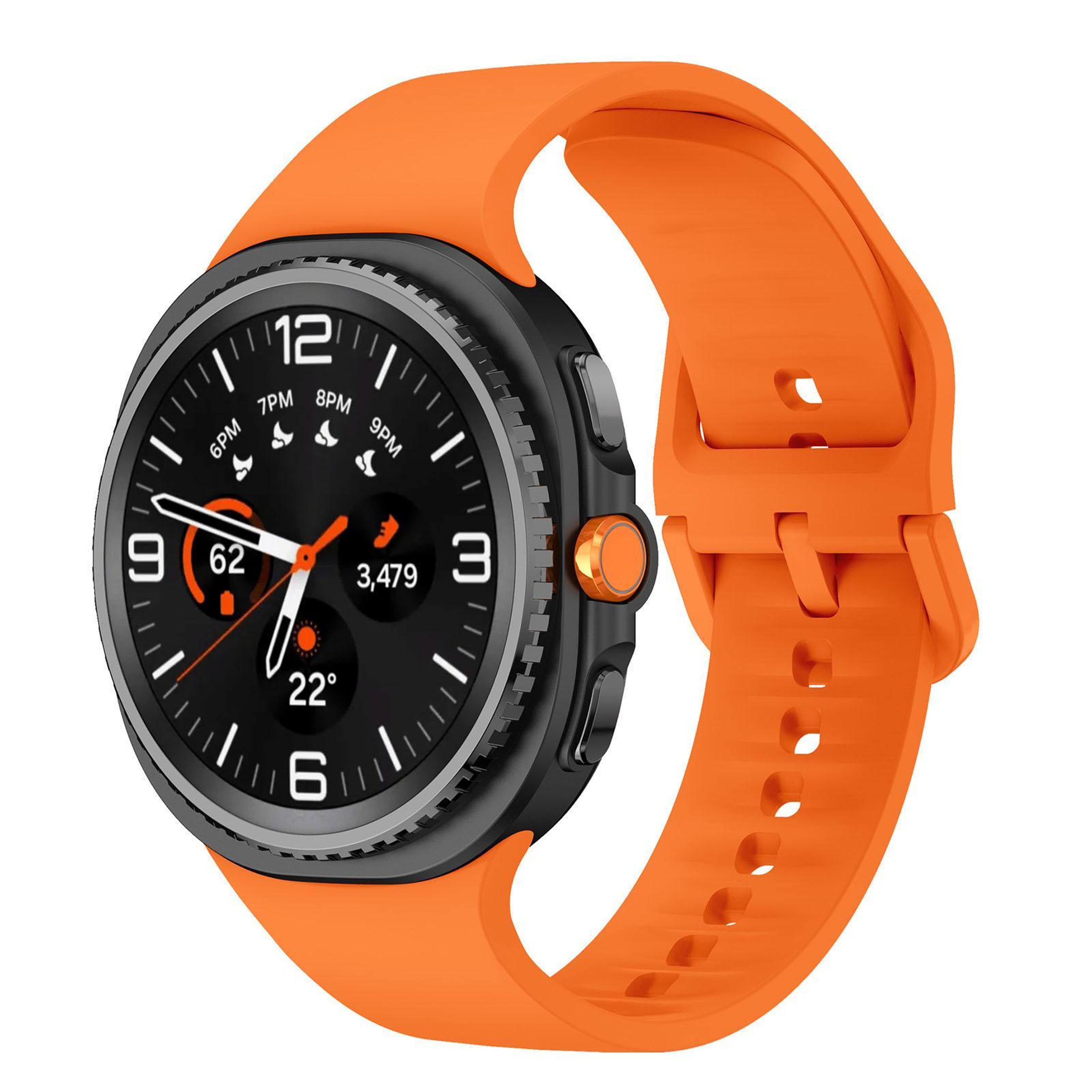 samsung galaxy watch8 band soft silicone watch band adjustable replacement strap for watch8 classic