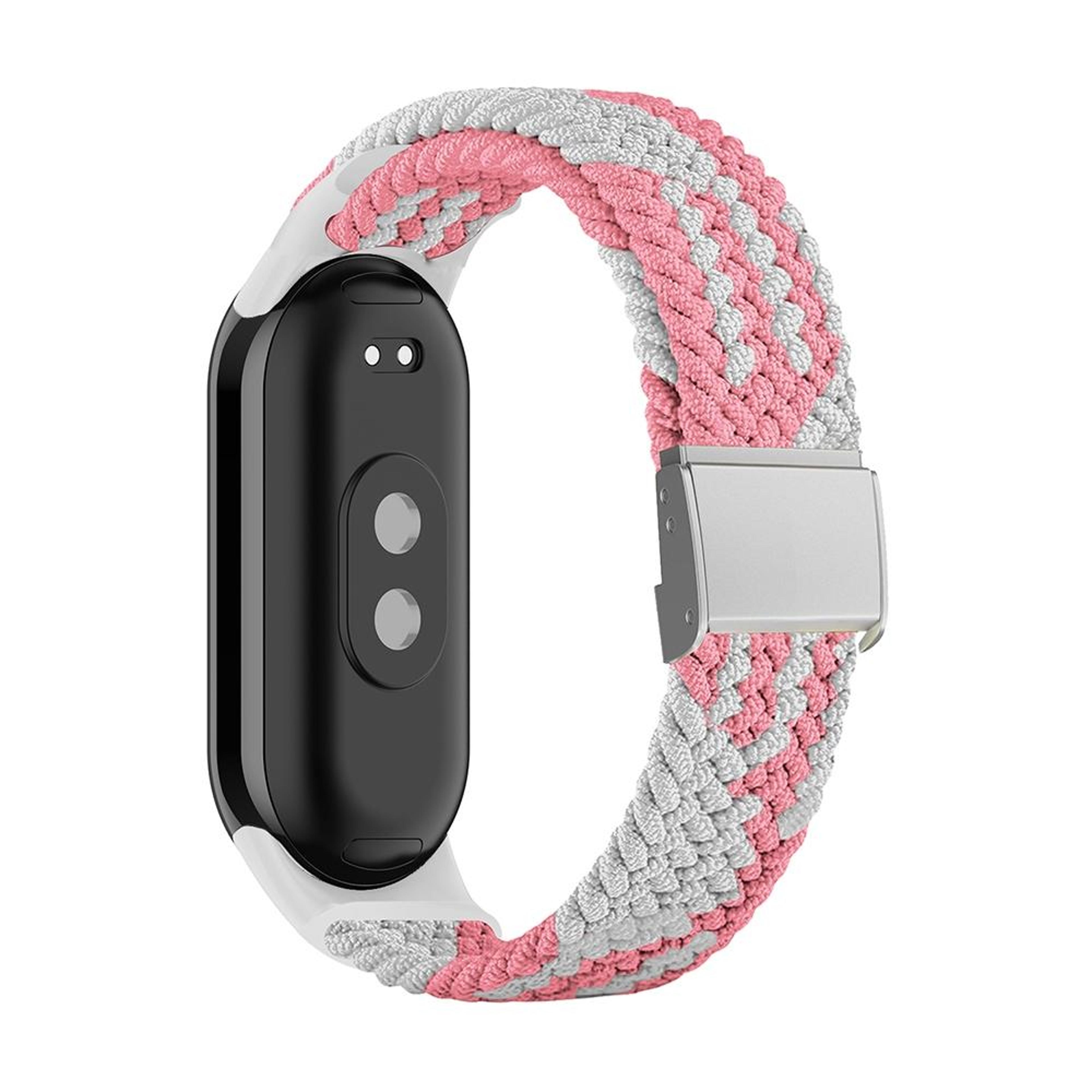 Xiaomi Mi Band 8 Nylon Watch Band Adjustable Braided Watch Strap With Steel Buckle 4