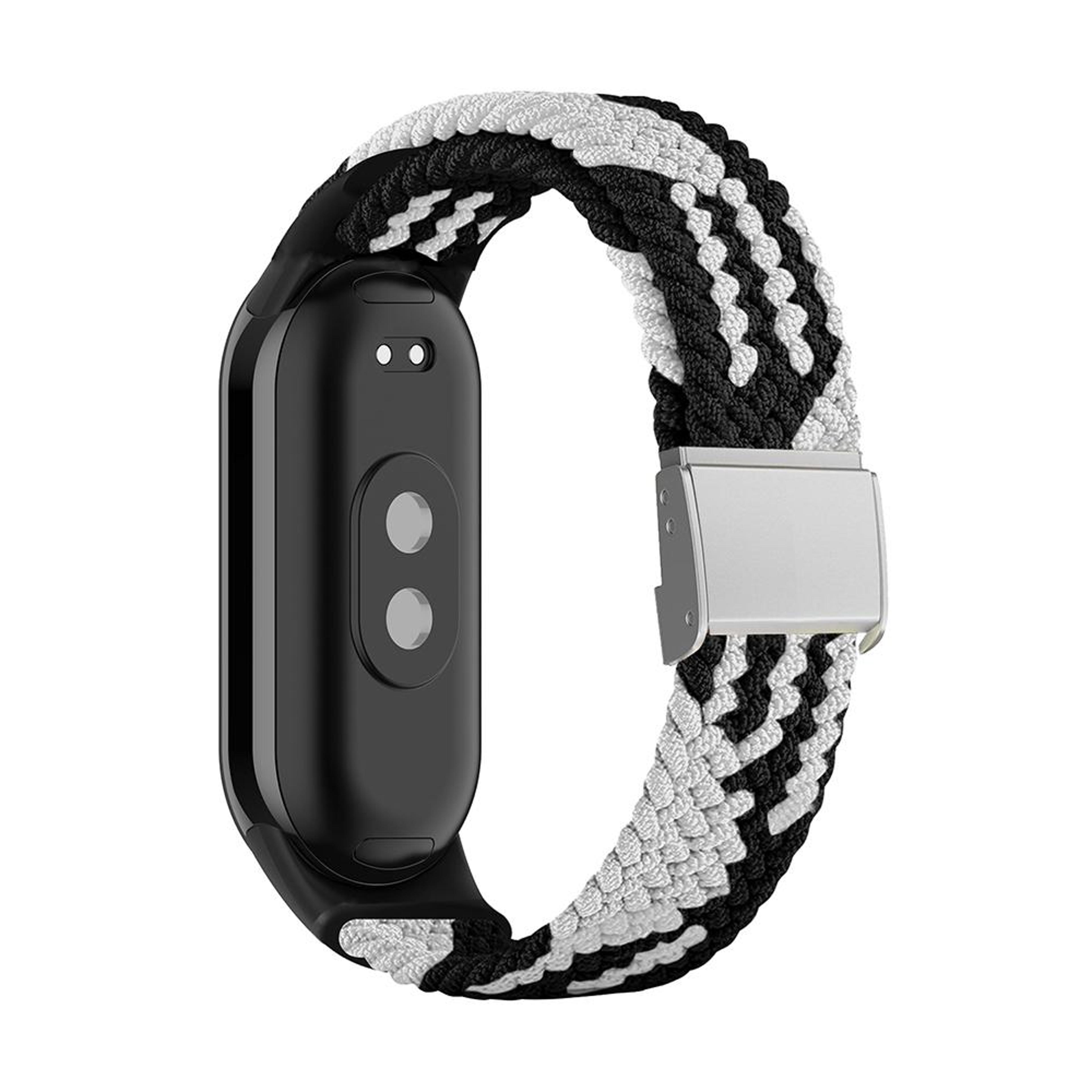 Xiaomi Mi Band 8 Nylon Watch Band Adjustable Braided Watch Strap With Steel Buckle 9