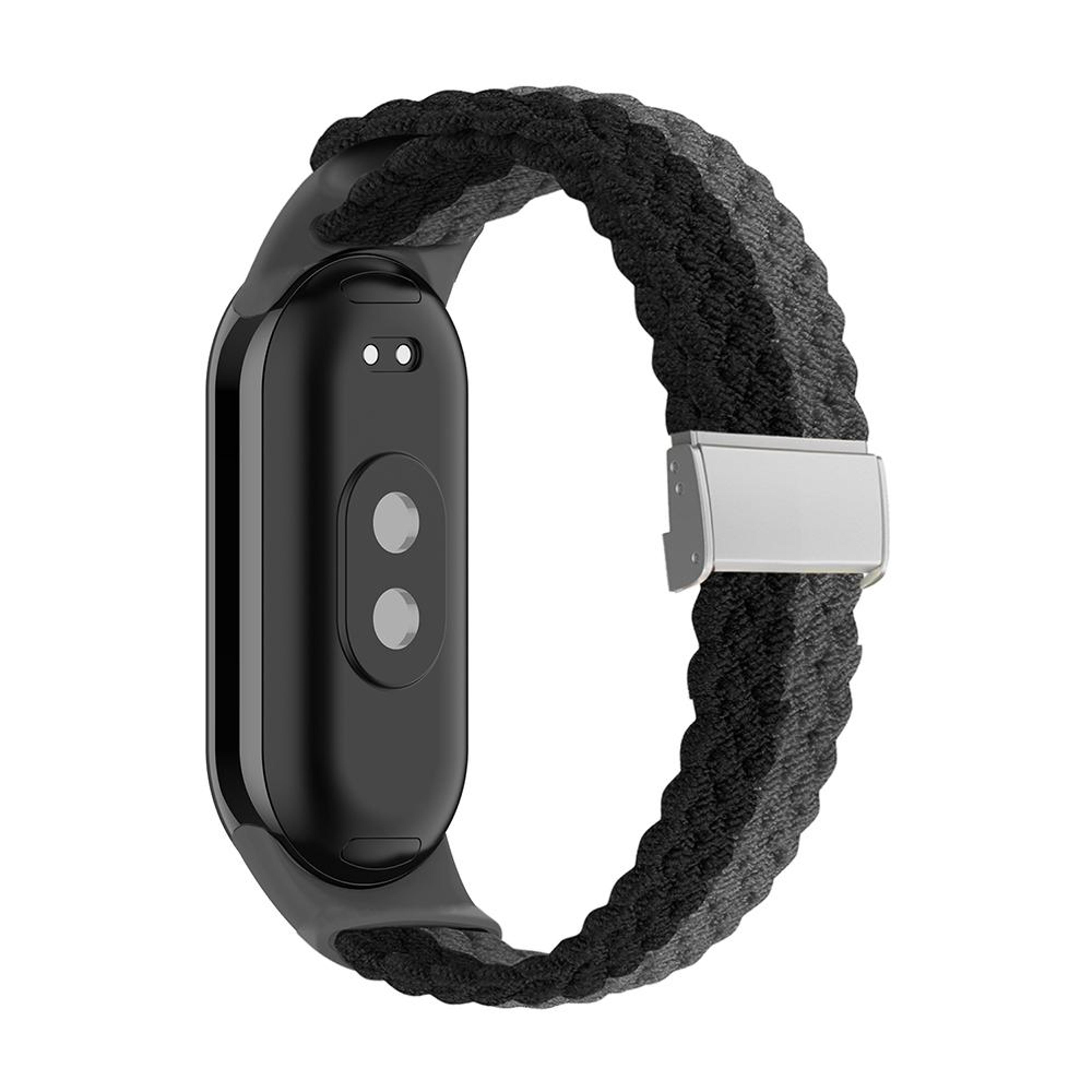 Xiaomi Mi Band 8 Nylon Watch Band Adjustable Braided Watch Strap With Steel Buckle 16