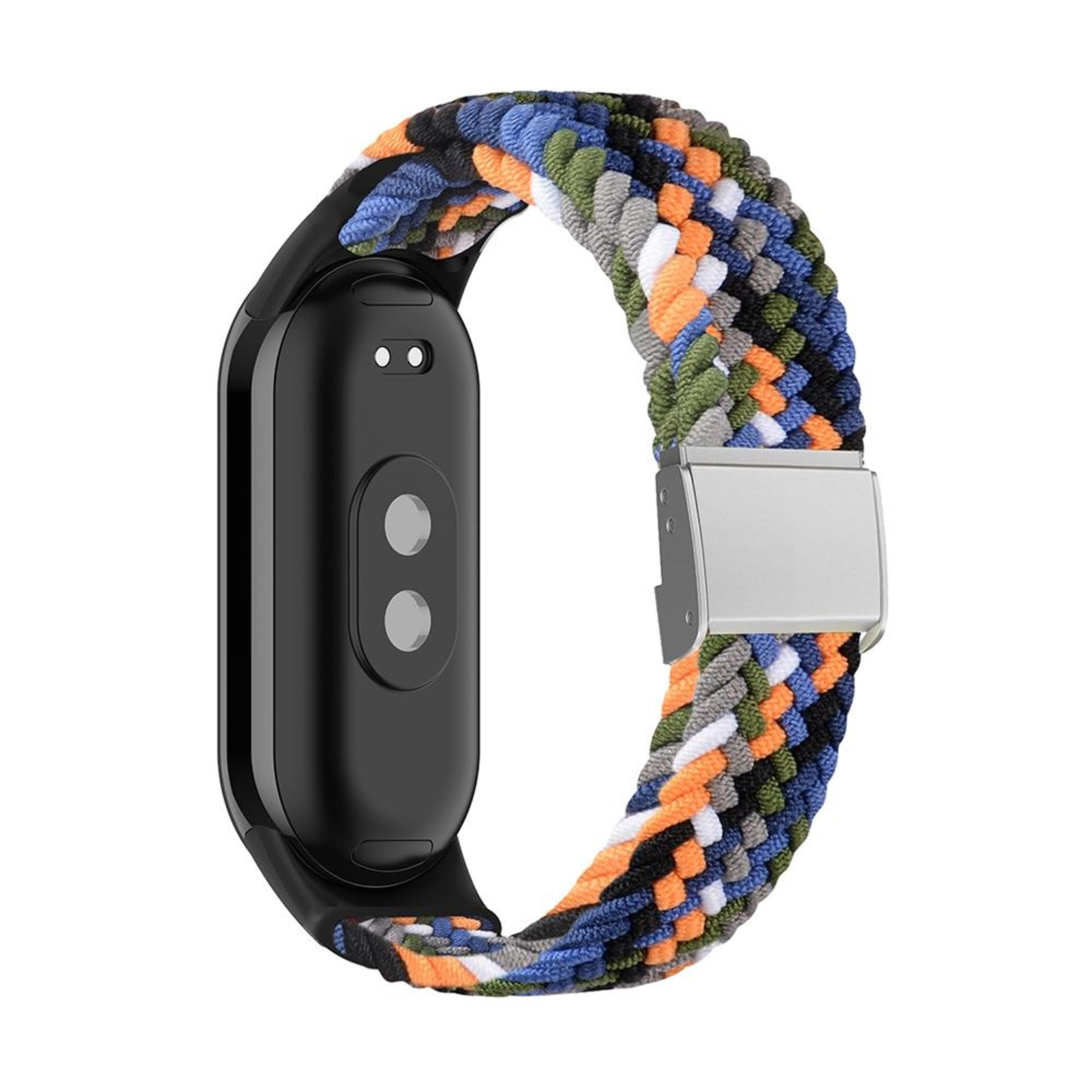 Xiaomi Mi Band 8 Nylon Watch Band Adjustable Braided Watch Strap With Steel Buckle 15