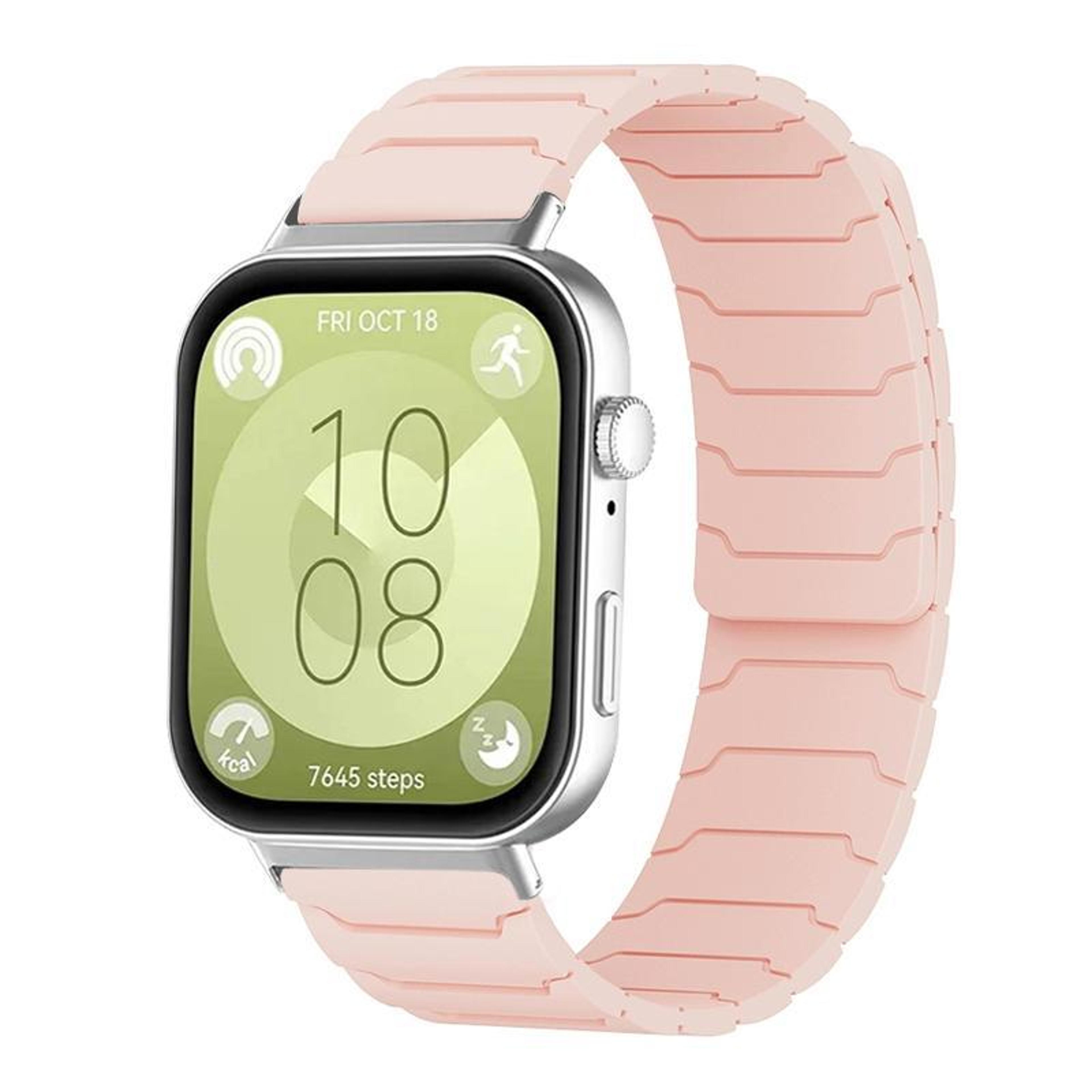 Magnetic Silicone Huawei Watch Fit 4 Band For Huawei Watch Fit 4 Pro Fit 3 Adjustable Replacement S 9