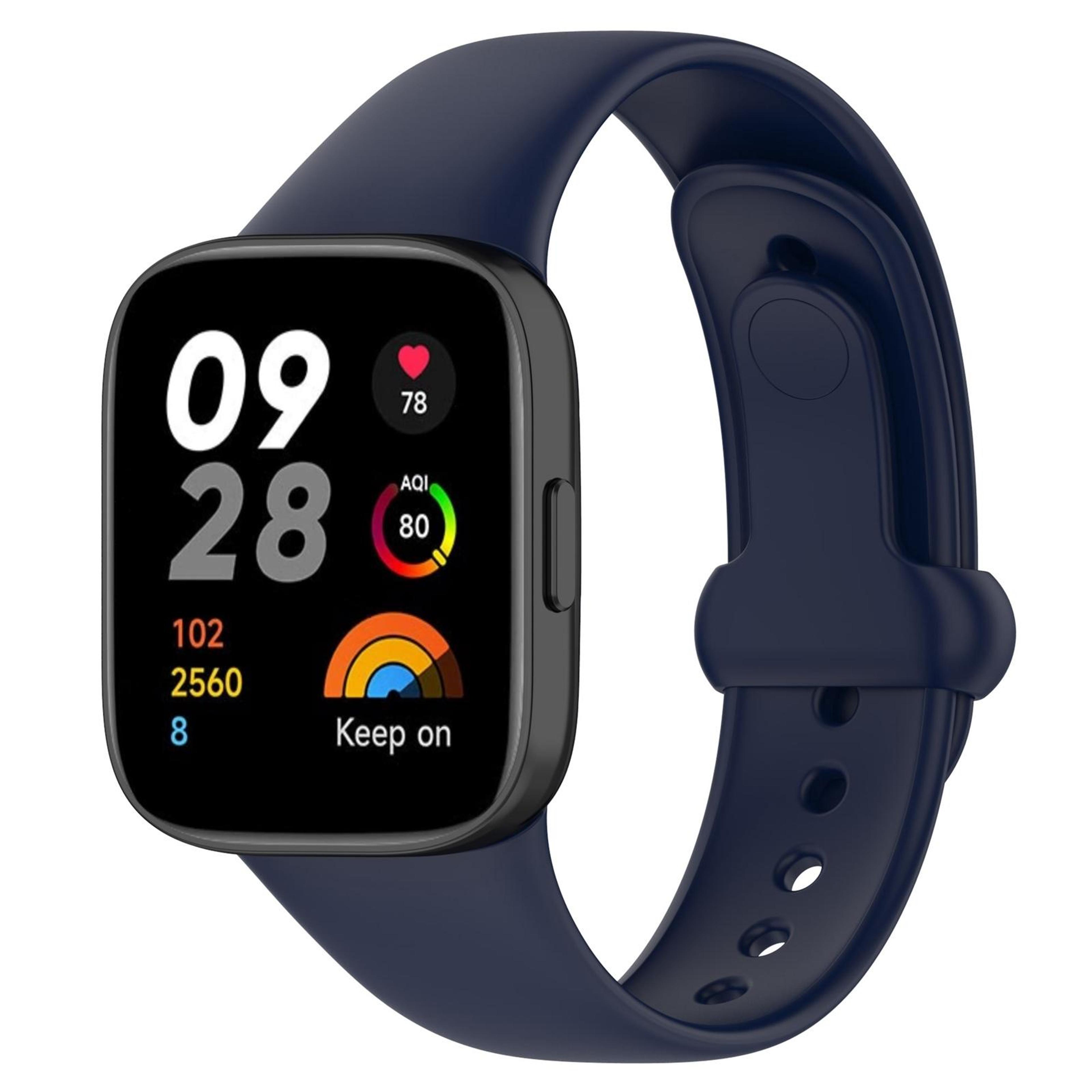 Redmi Watch 3 Silicone Watch Strap Soft Adjustable Replacement Watch Band 12