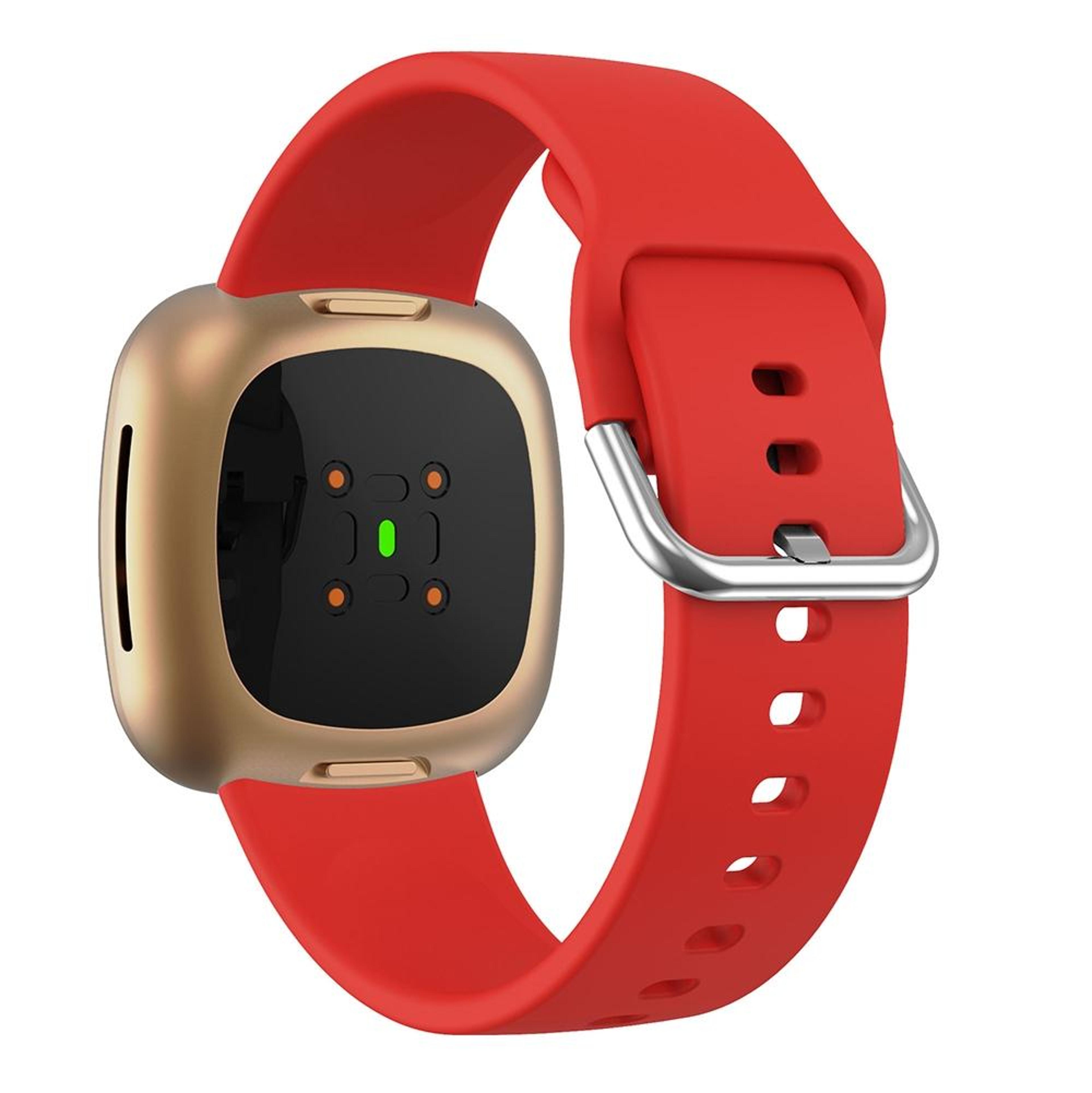 Fitbit Versa 3 Silicone Watch Band Soft Adjustable Replacement Sport Strap 7