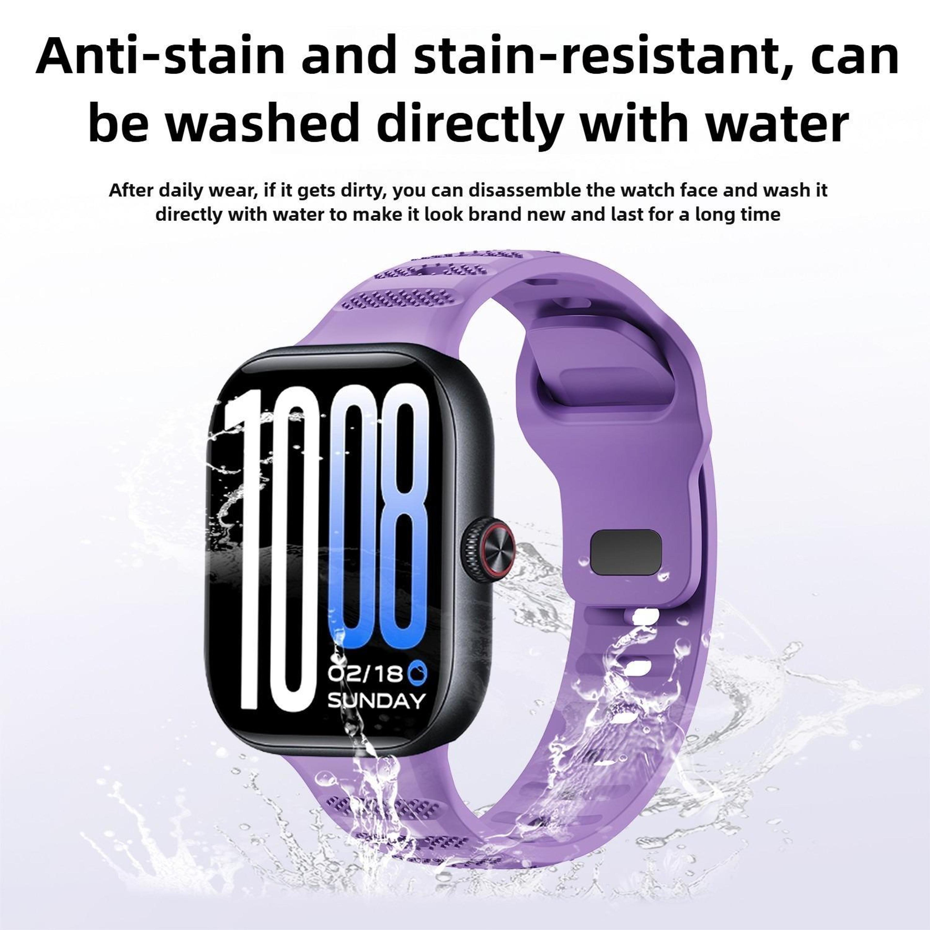 Silicone Watch Band For Vivo Watch GT 2  IQOO Watch GT 2 With Reverse Buckle And Dots Texture 8