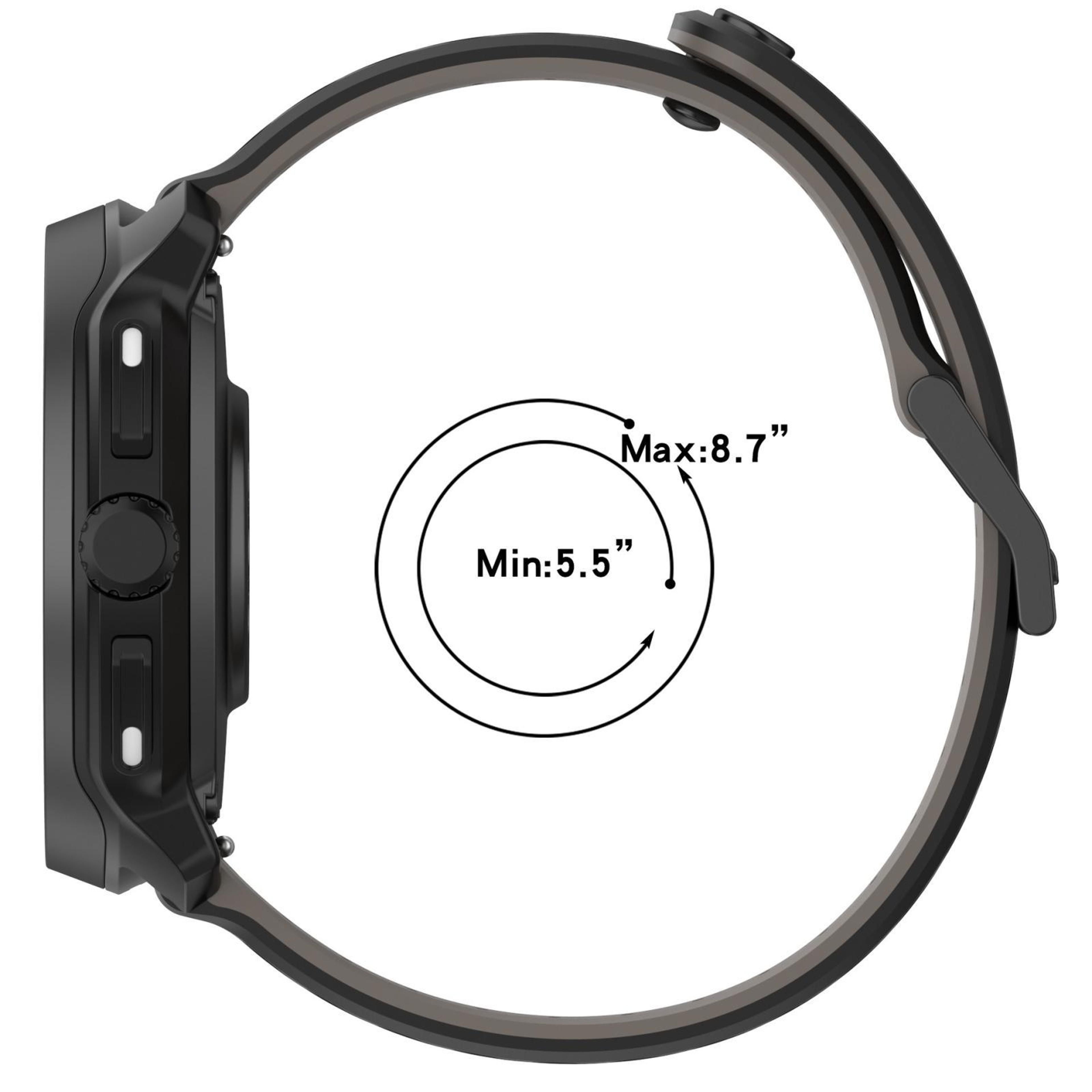 Suunto Race 2 Silicone Watch Strap Breathable Twill Texture Replacement Band 7