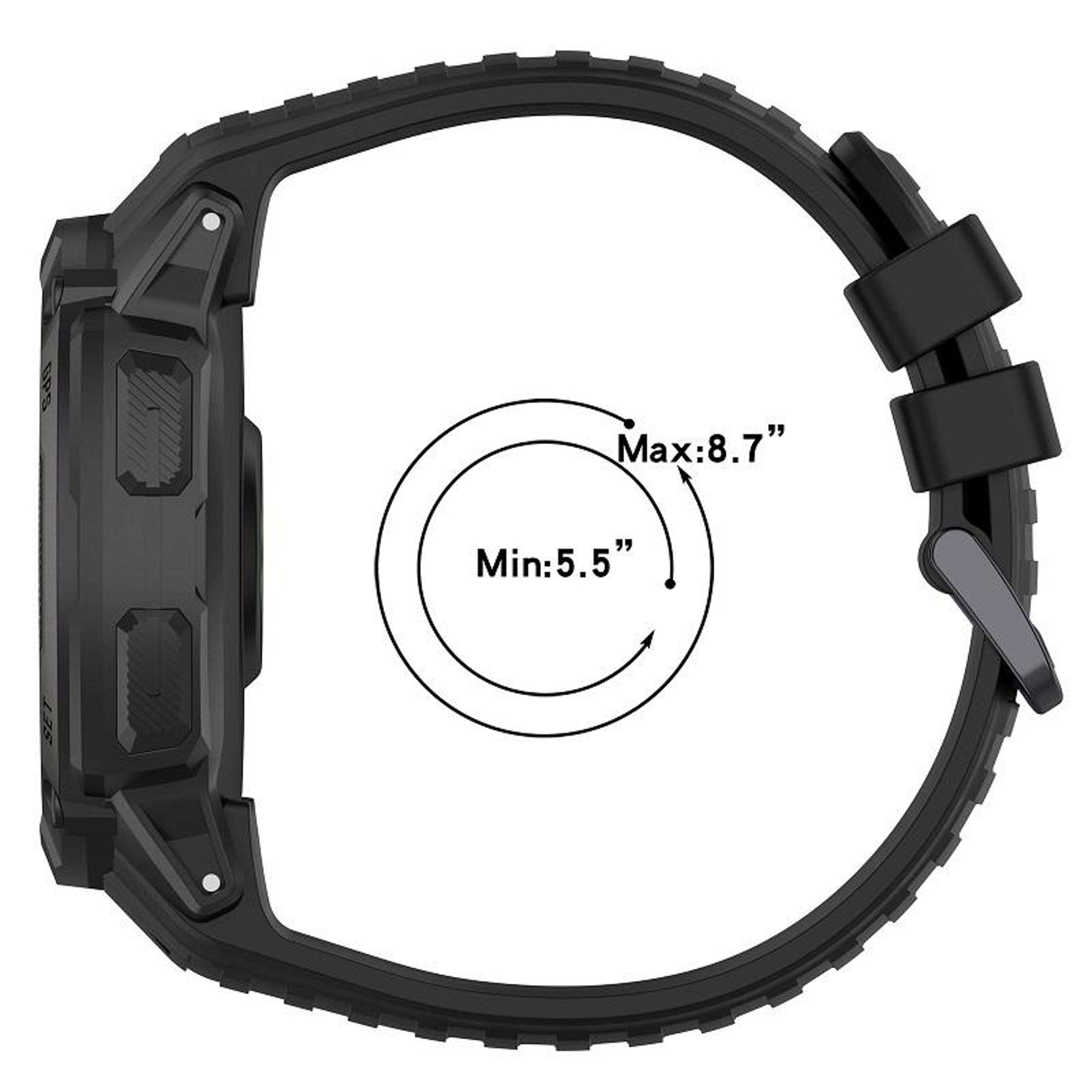 Garmin Instinct 2X Band Soft Silicone Watch Strap With Tool Replacement 8