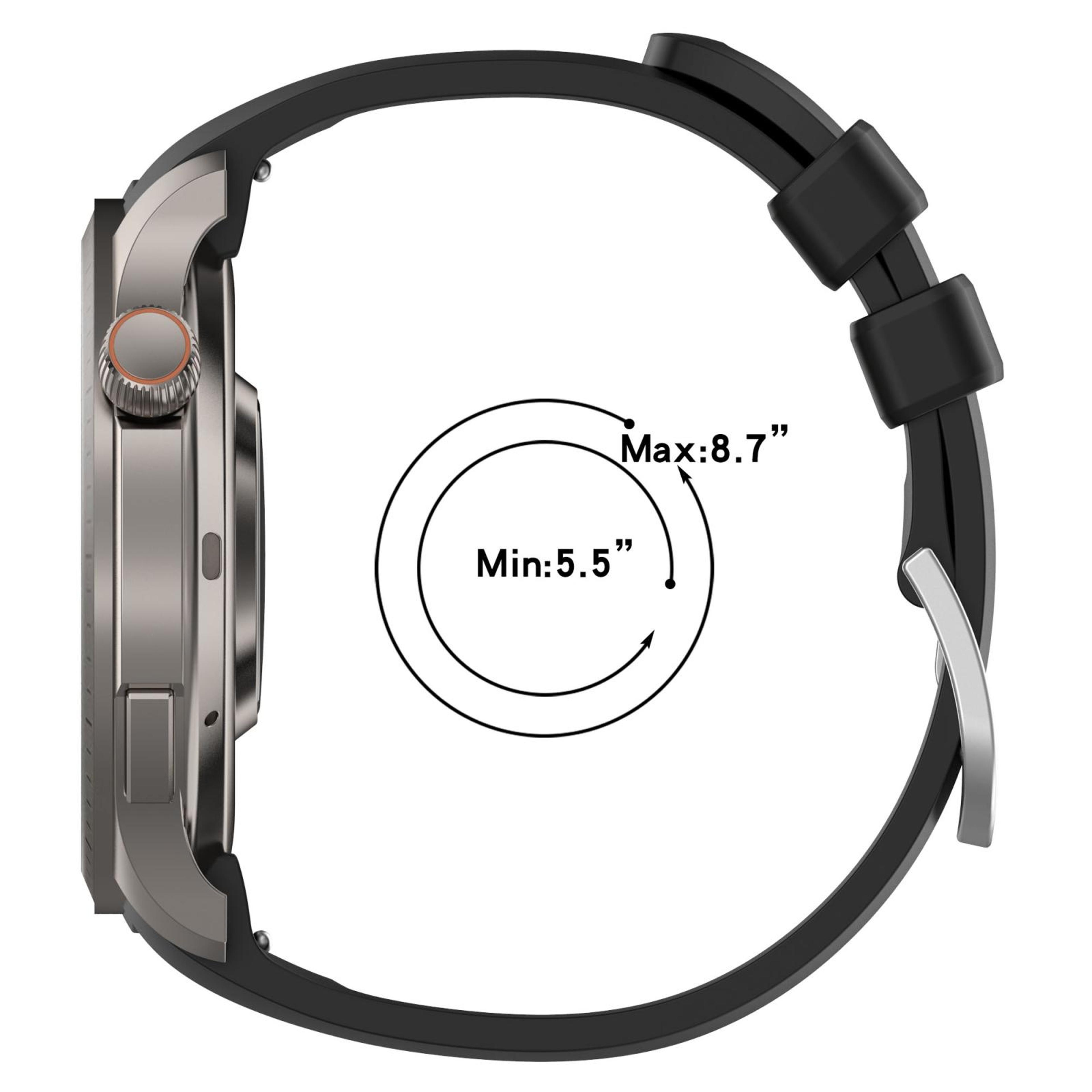 Amazfit Balance Silicone Watch Band With Vertical Texture Waterproof Replacement Strap 7