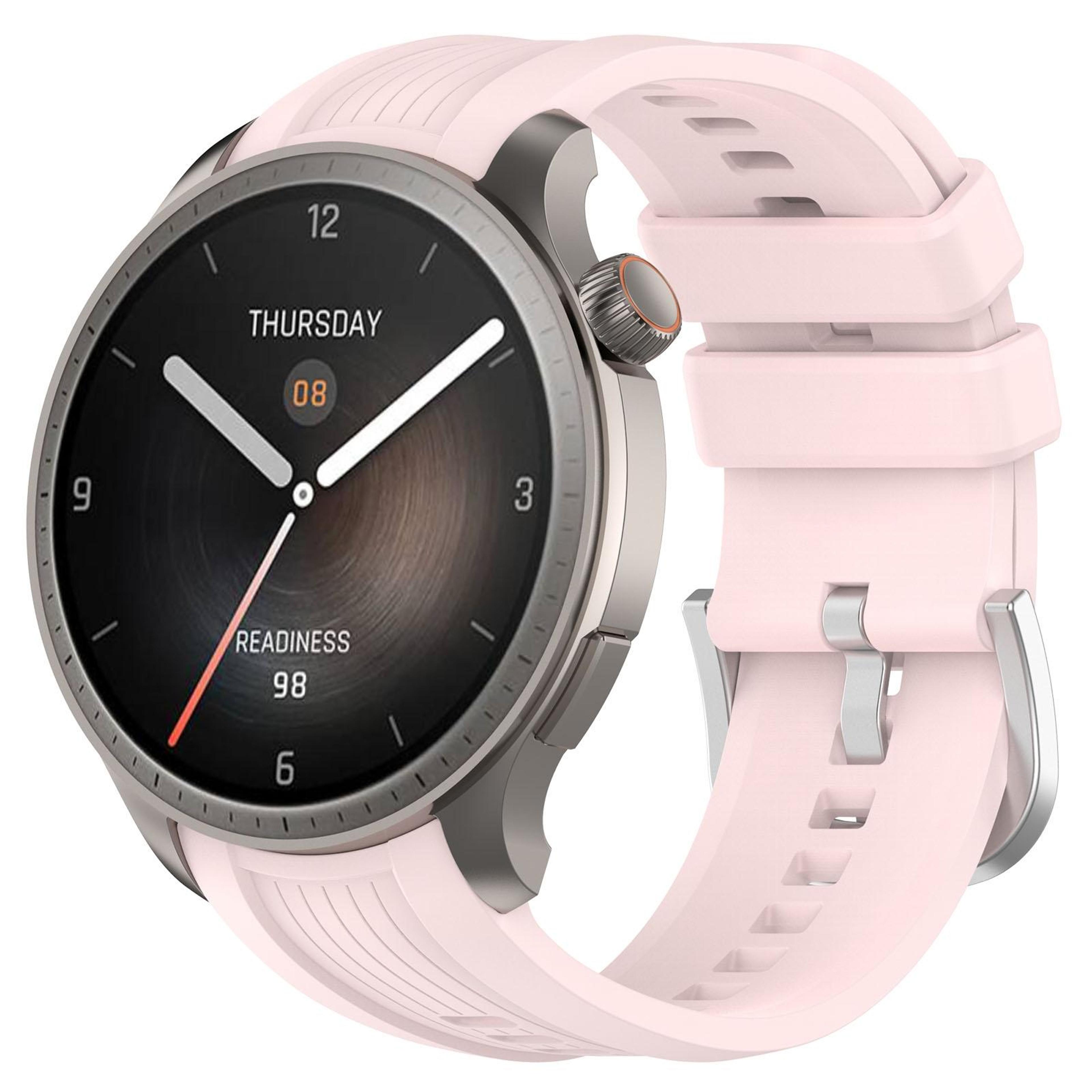 Amazfit Balance Silicone Watch Band With Vertical Texture Waterproof Replacement Strap 13
