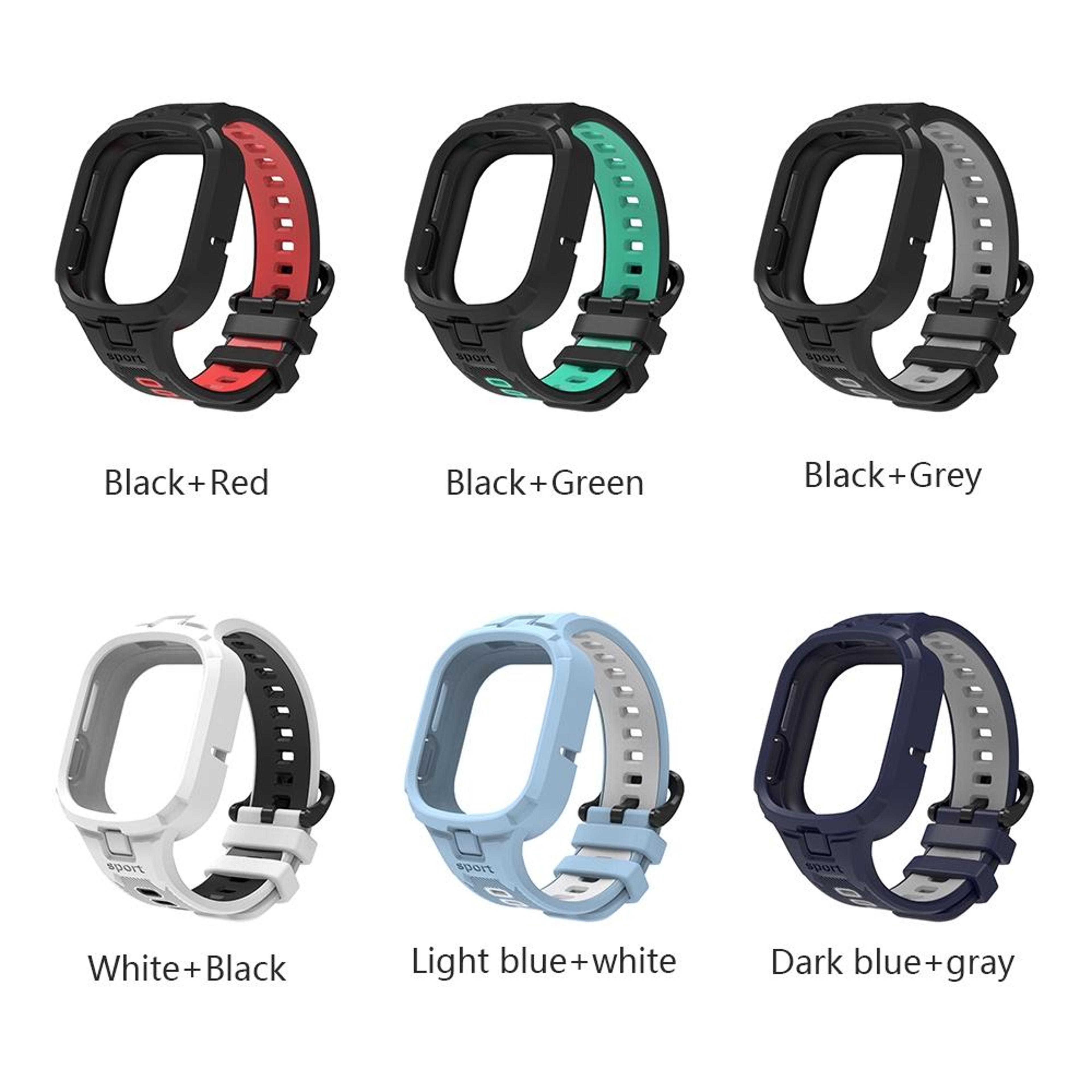 Honor Watch 4 TPU Watch Band Soft Adjustable Replacement Strap Two Tone Sport Wristband 3