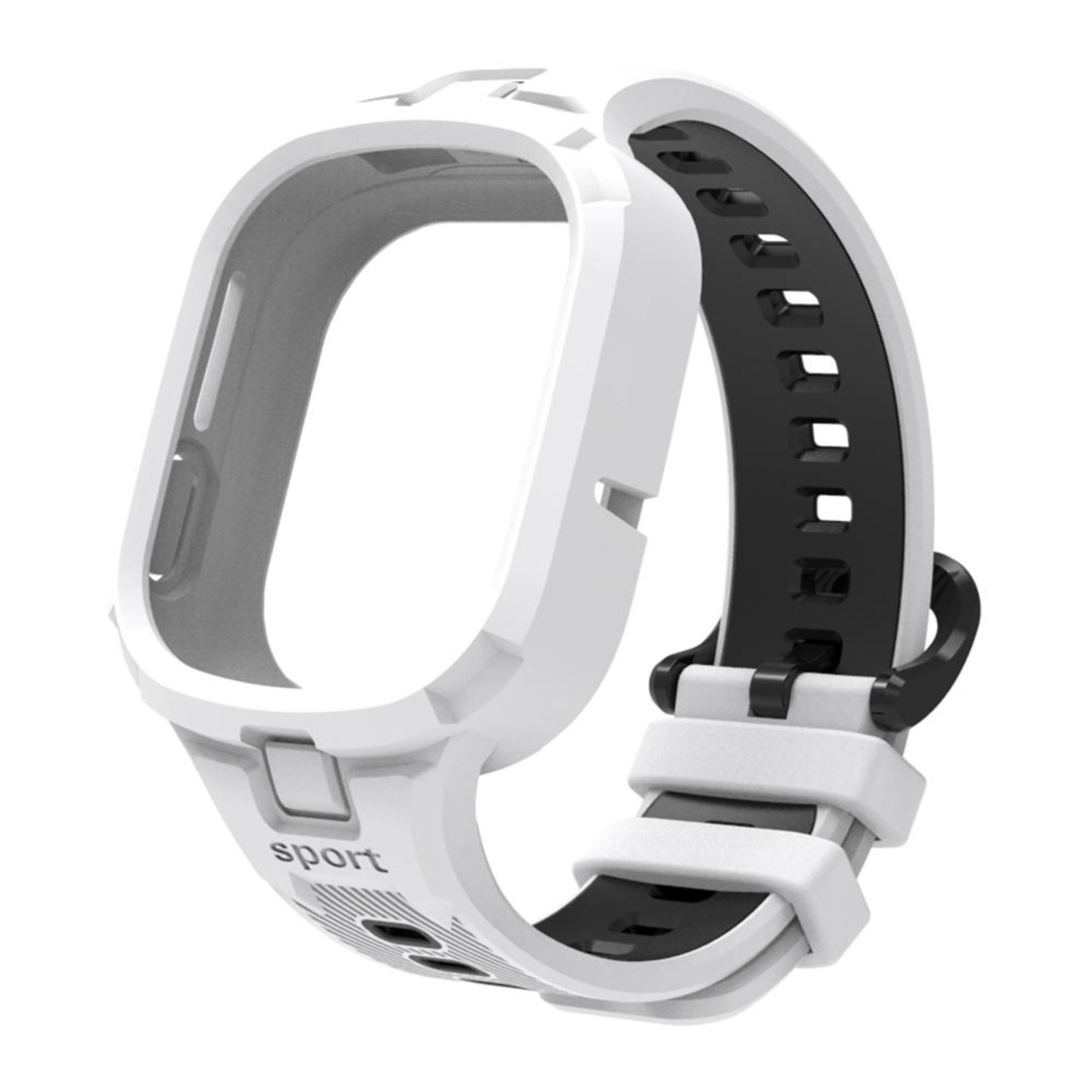 Honor Watch 4 TPU Watch Band Soft Adjustable Replacement Strap Two Tone Sport Wristband 7