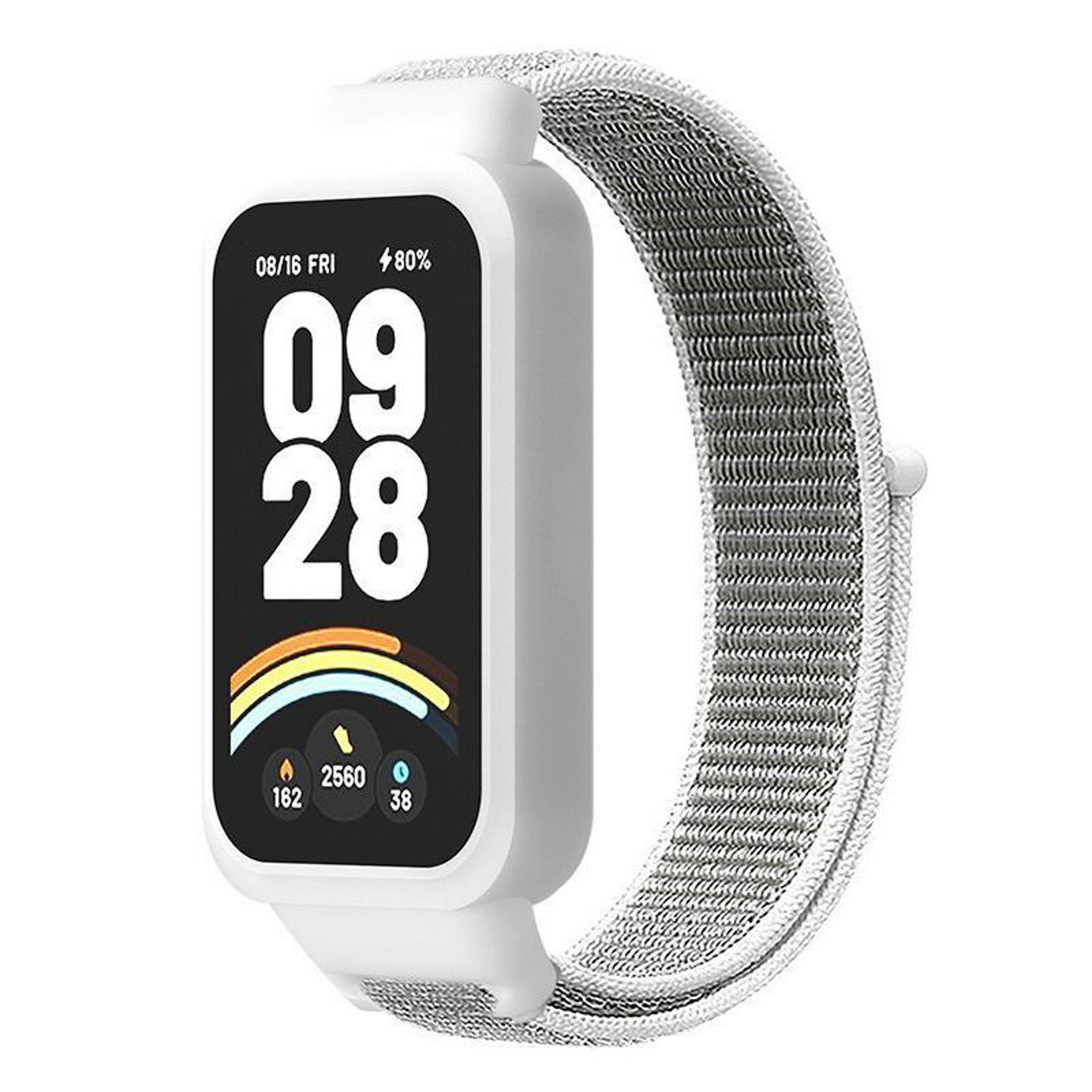 XDfind Xiaomi Smart Band 9 Active Band Nylon Watch Band With Protective Cover For Redmi Band 3 11