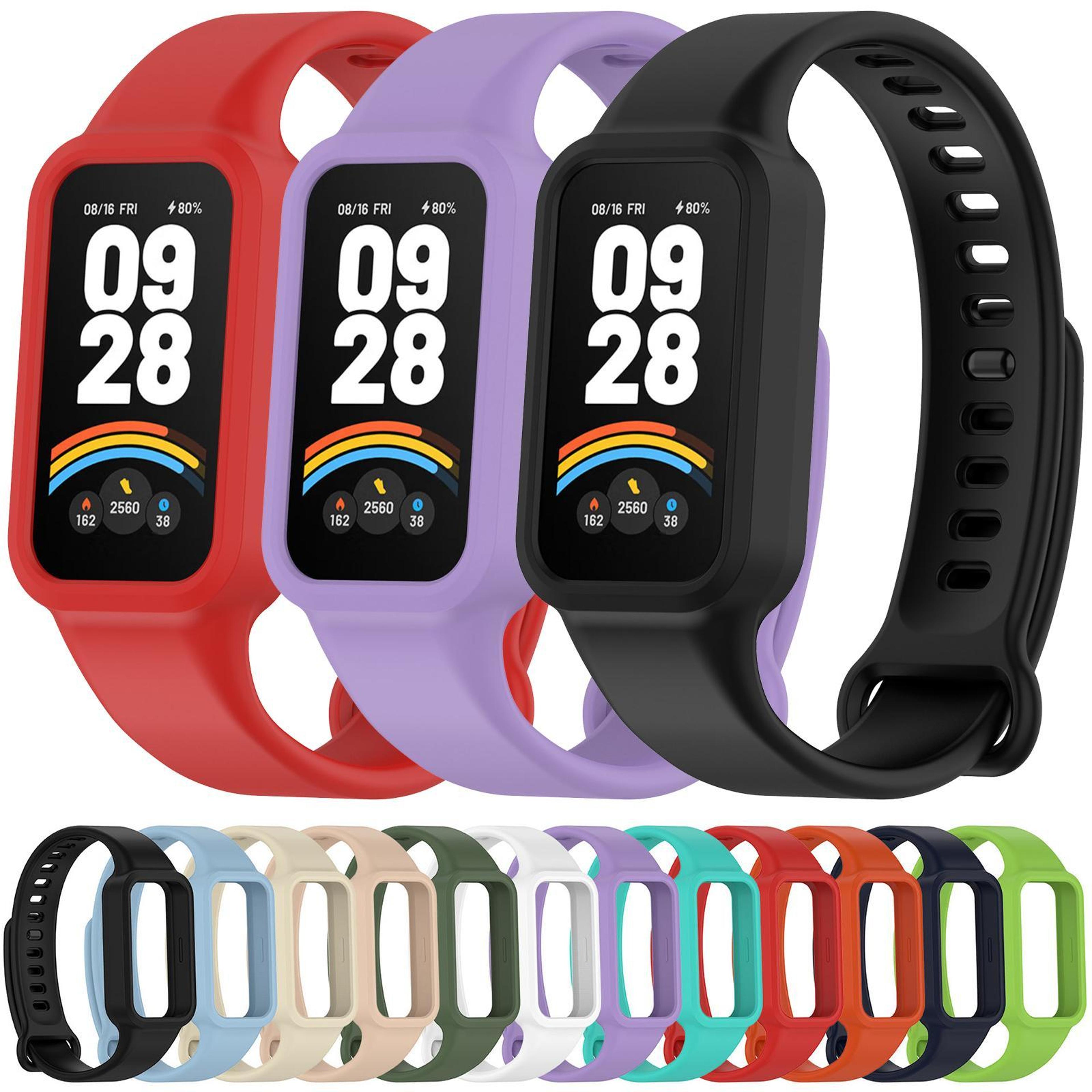 Xiaomi Smart Band 9 Active Silicone Watch Band Replacement Strap For Redmi Band 3 6