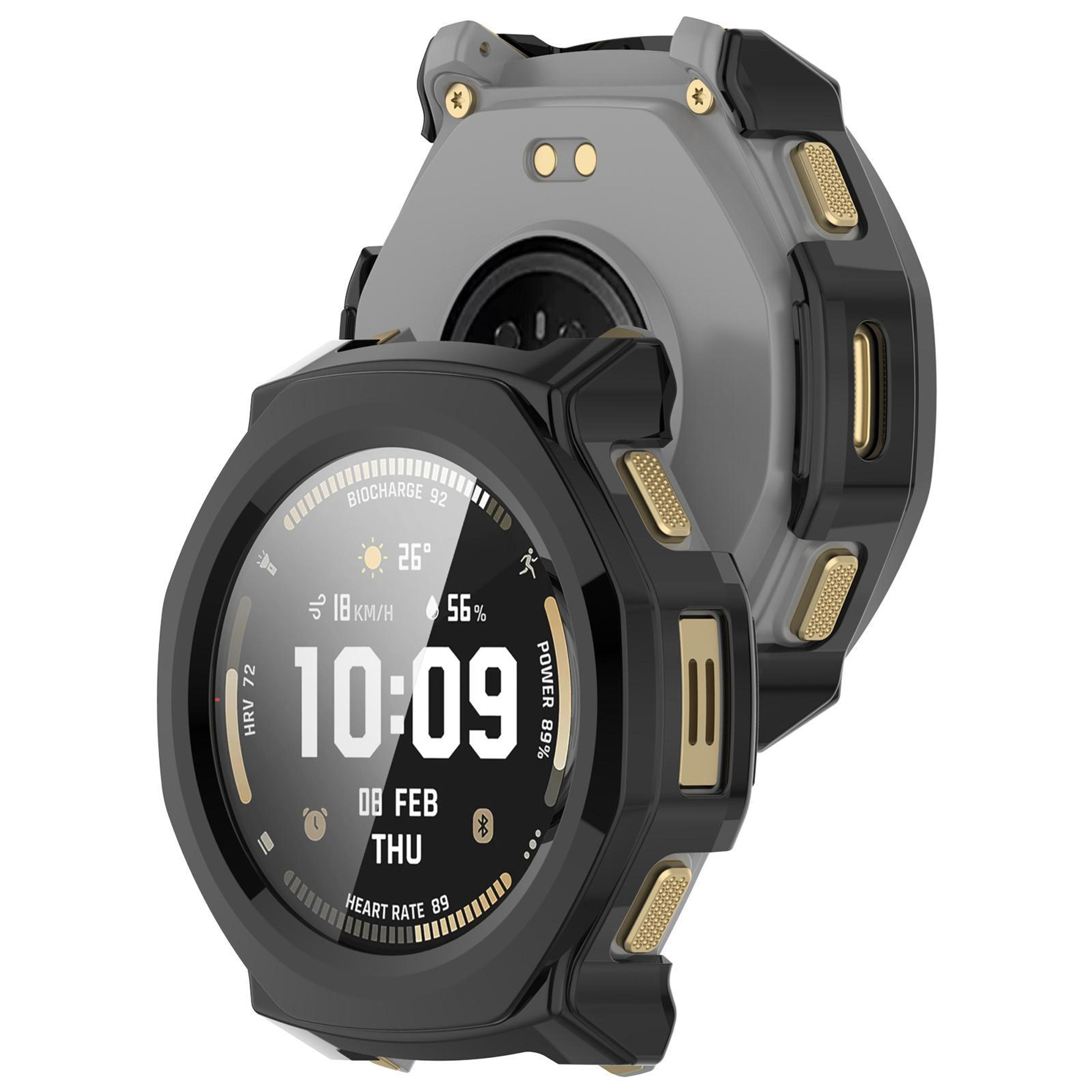 Amazfit T Rex 3 Pro 44mm Tempered Glass PC Watch Protective Cover Full Protection 3