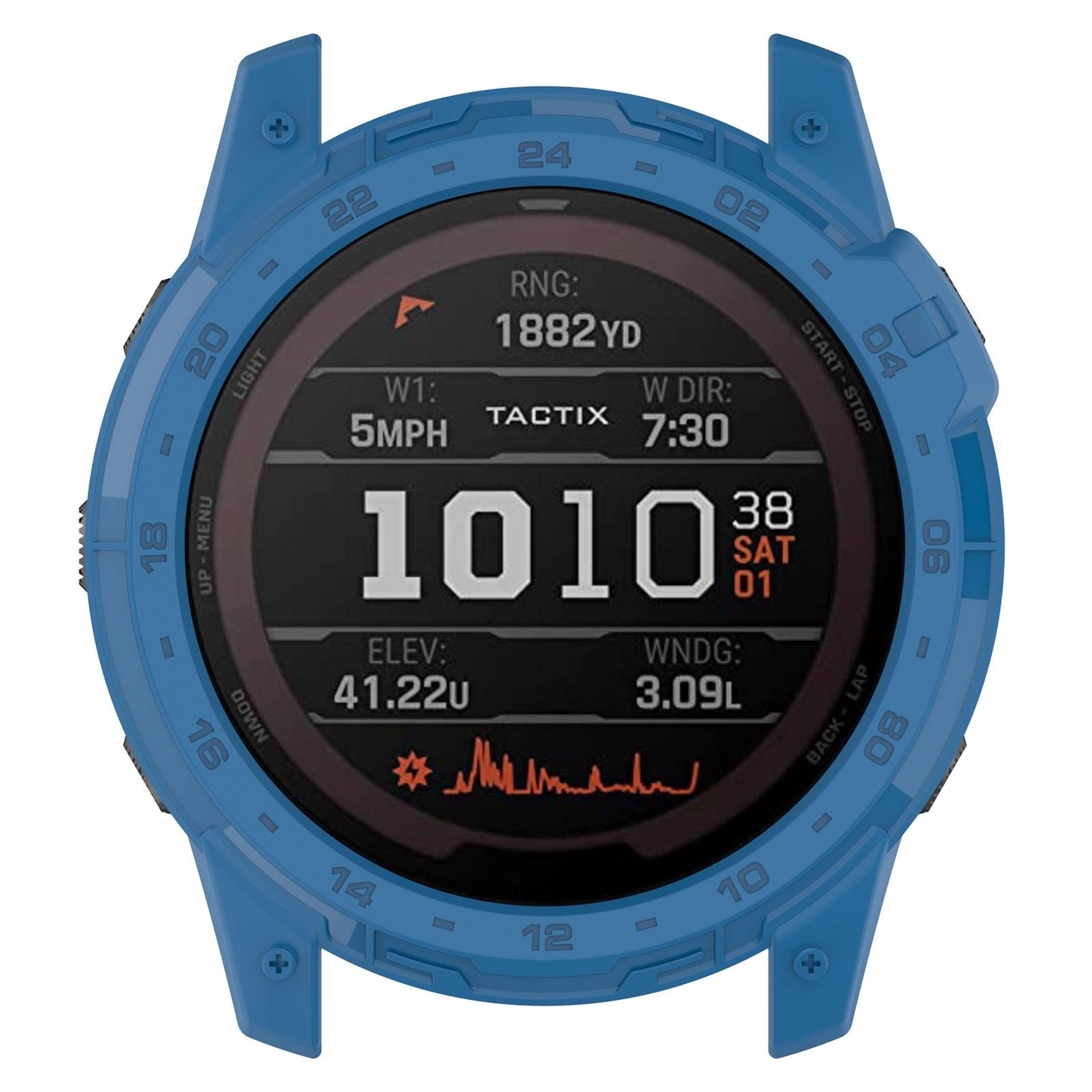 Garmin Enduro 2 Tactix 7 TPU Watch Case Armor Protective Cover Lightweight Shockproof Bumper 5