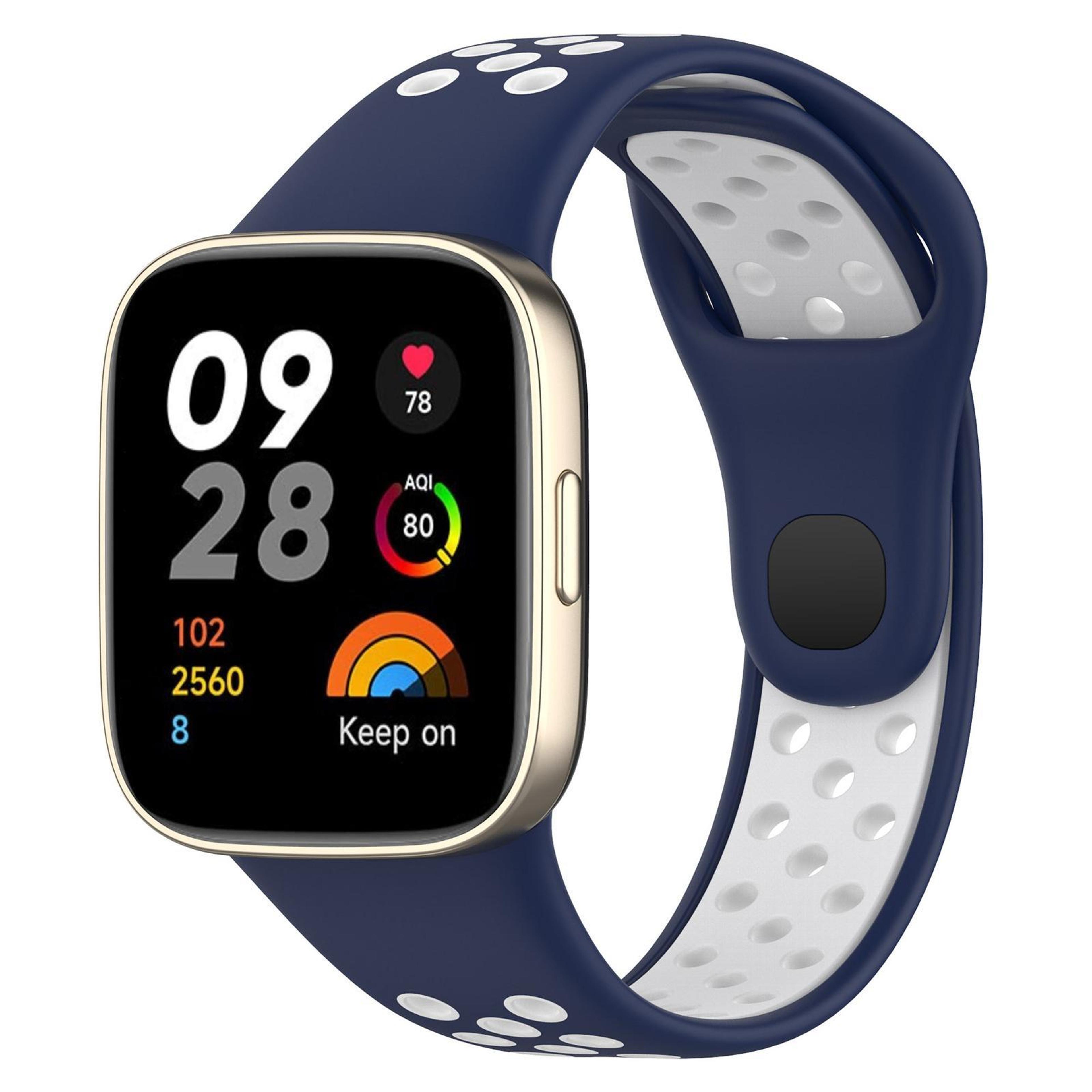 Redmi Watch 3 Silicone Watch Band Two Color Sports Watch Strap With Secure Press Button 15