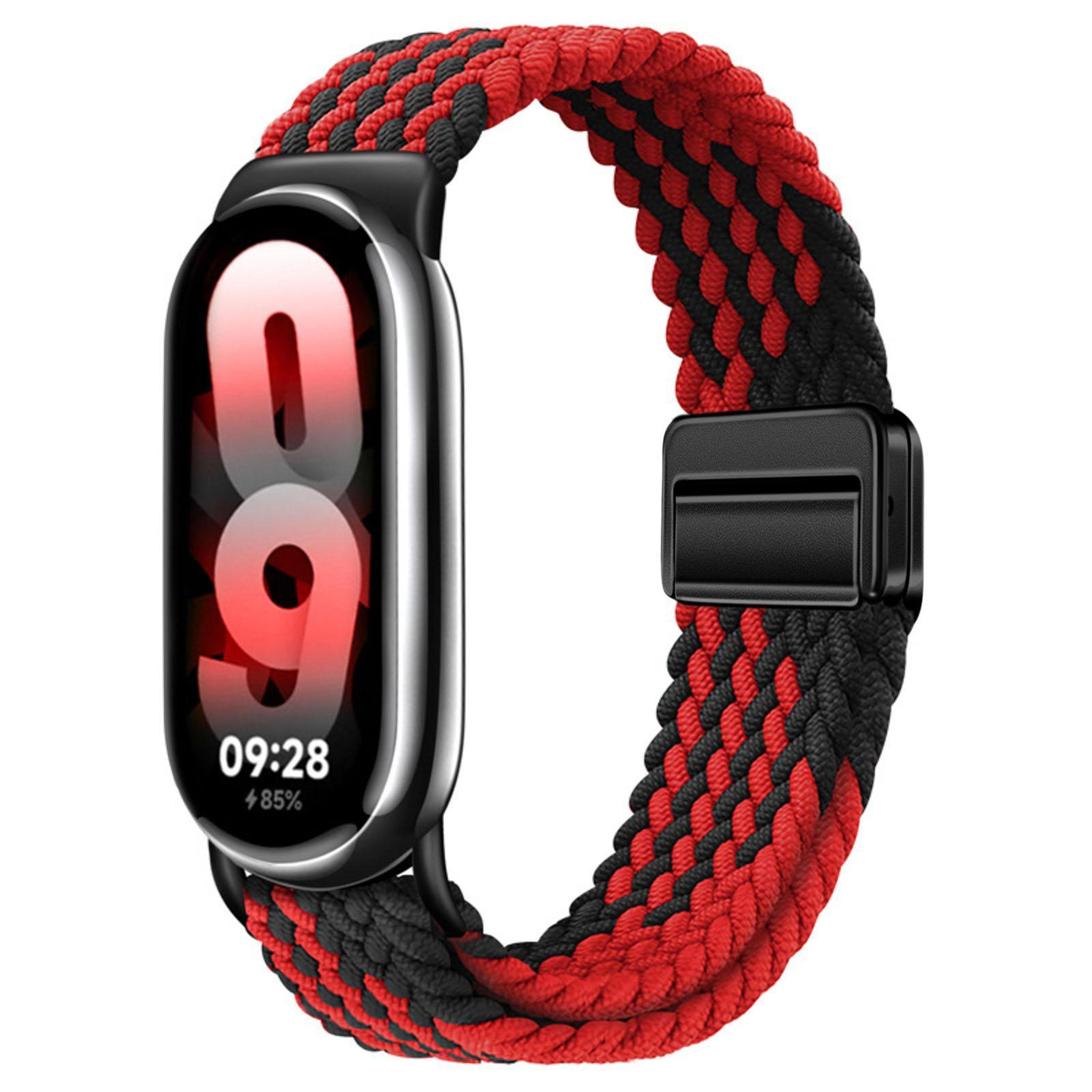 Xiaomi Smart Band 10 9 8 Braided Nylon Watch Band With Magnetic Buckle Adjustable Replacement Strap 12
